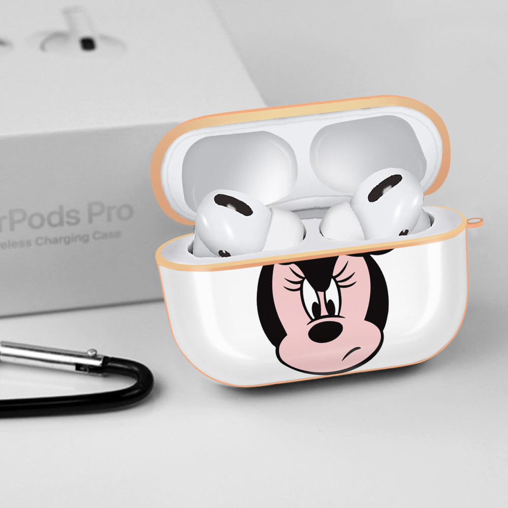 ミッキーマウス Mickey Mouse 【AirPods Pro用】ハードシェル保護ケース｜耐衝撃・防指紋・カラビナ付き商品仕様