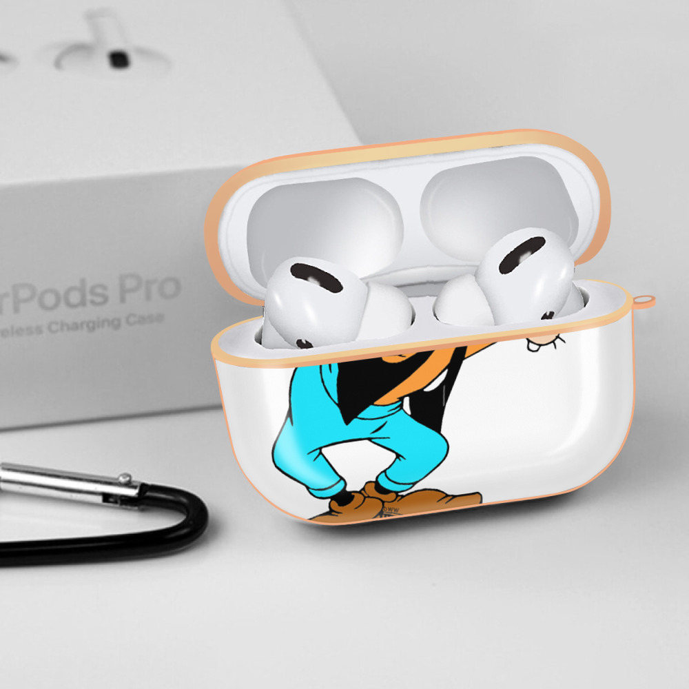 ミッキーマウス Mickey Mouse 【AirPods Pro用】ハードシェル保護ケース｜耐衝撃・防指紋・カラビナ付き商品仕様