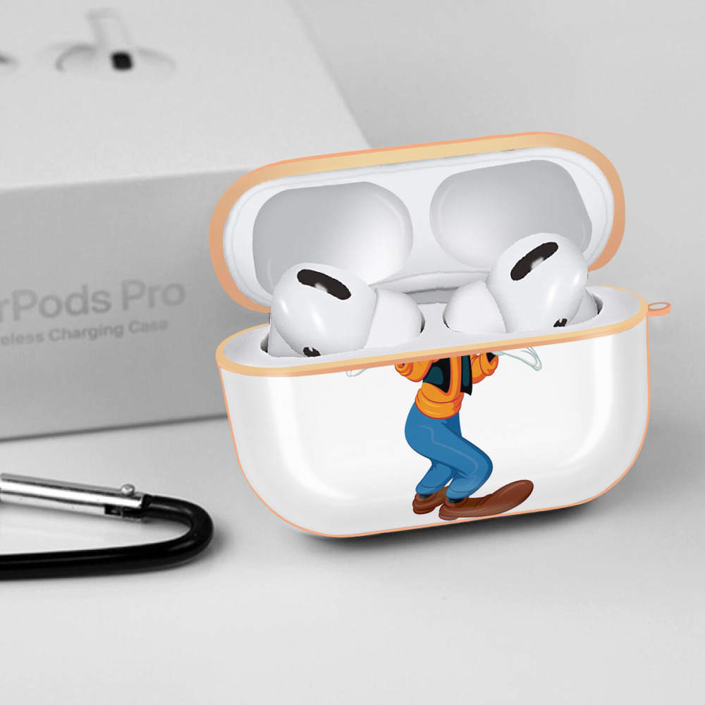 ミッキーマウス Mickey Mouse 【AirPods Pro用】ハードシェル保護ケース｜耐衝撃・防指紋・カラビナ付き商品仕様