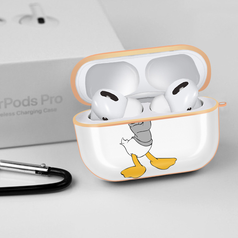 ミッキーマウス Mickey Mouse 【AirPods Pro用】ハードシェル保護ケース｜耐衝撃・防指紋・カラビナ付き商品仕様