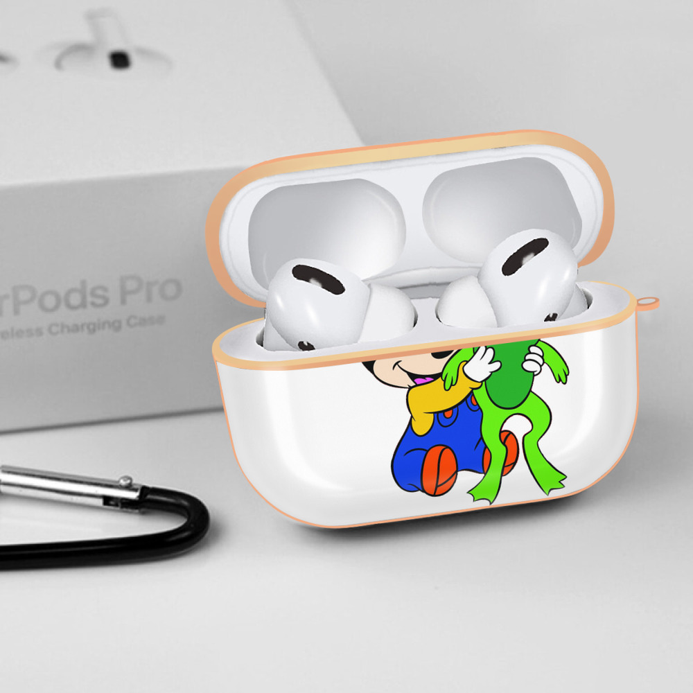 ミッキーマウス Mickey Mouse 【AirPods Pro用】ハードシェル保護ケース｜耐衝撃・防指紋・カラビナ付き商品仕様