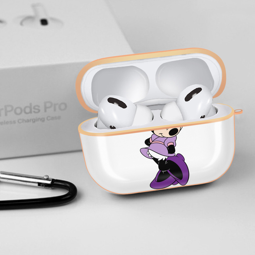 ミッキーマウス Mickey Mouse 【AirPods Pro用】ハードシェル保護ケース｜耐衝撃・防指紋・カラビナ付き商品仕様
