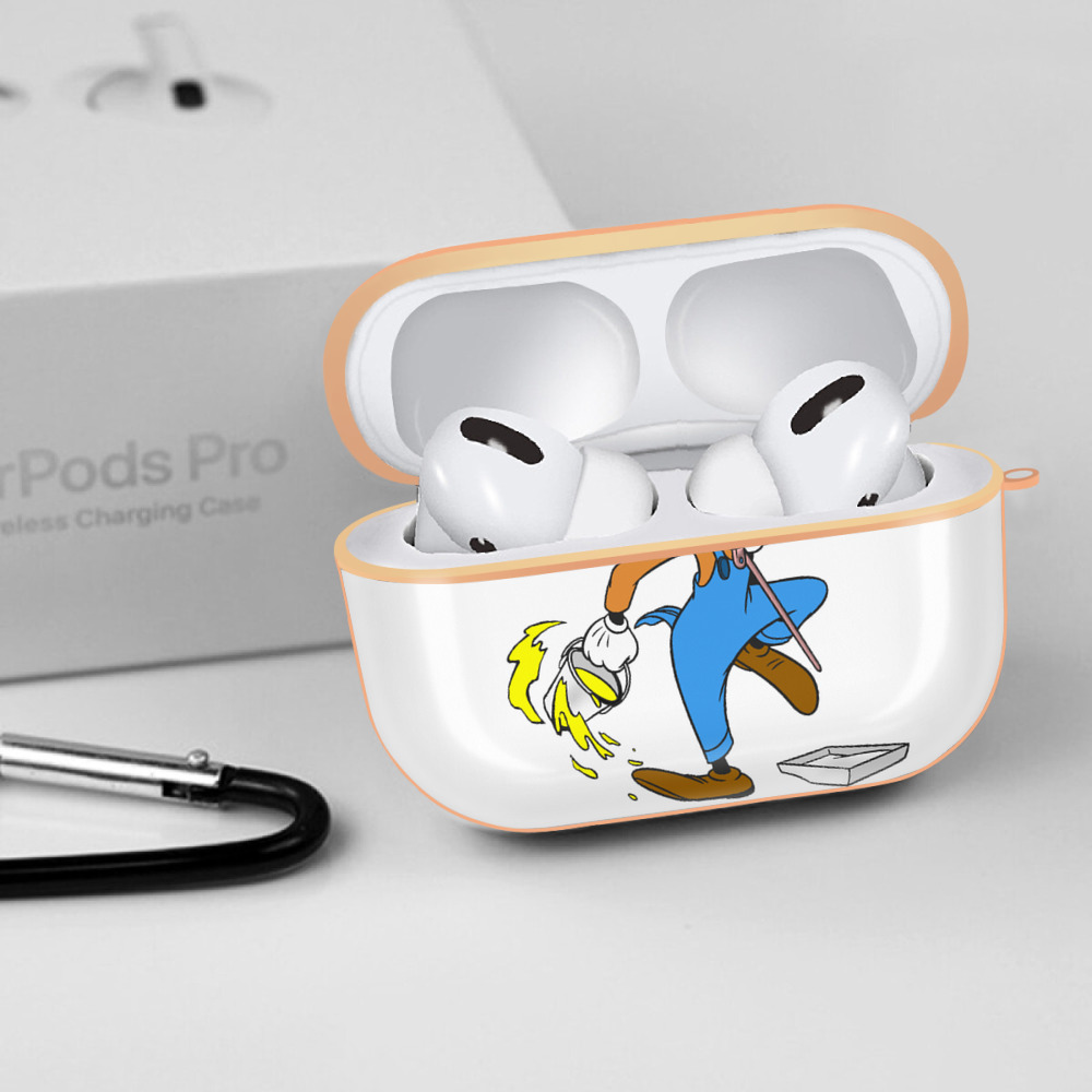 ミッキーマウス Mickey Mouse 【AirPods Pro用】ハードシェル保護ケース｜耐衝撃・防指紋・カラビナ付き商品仕様