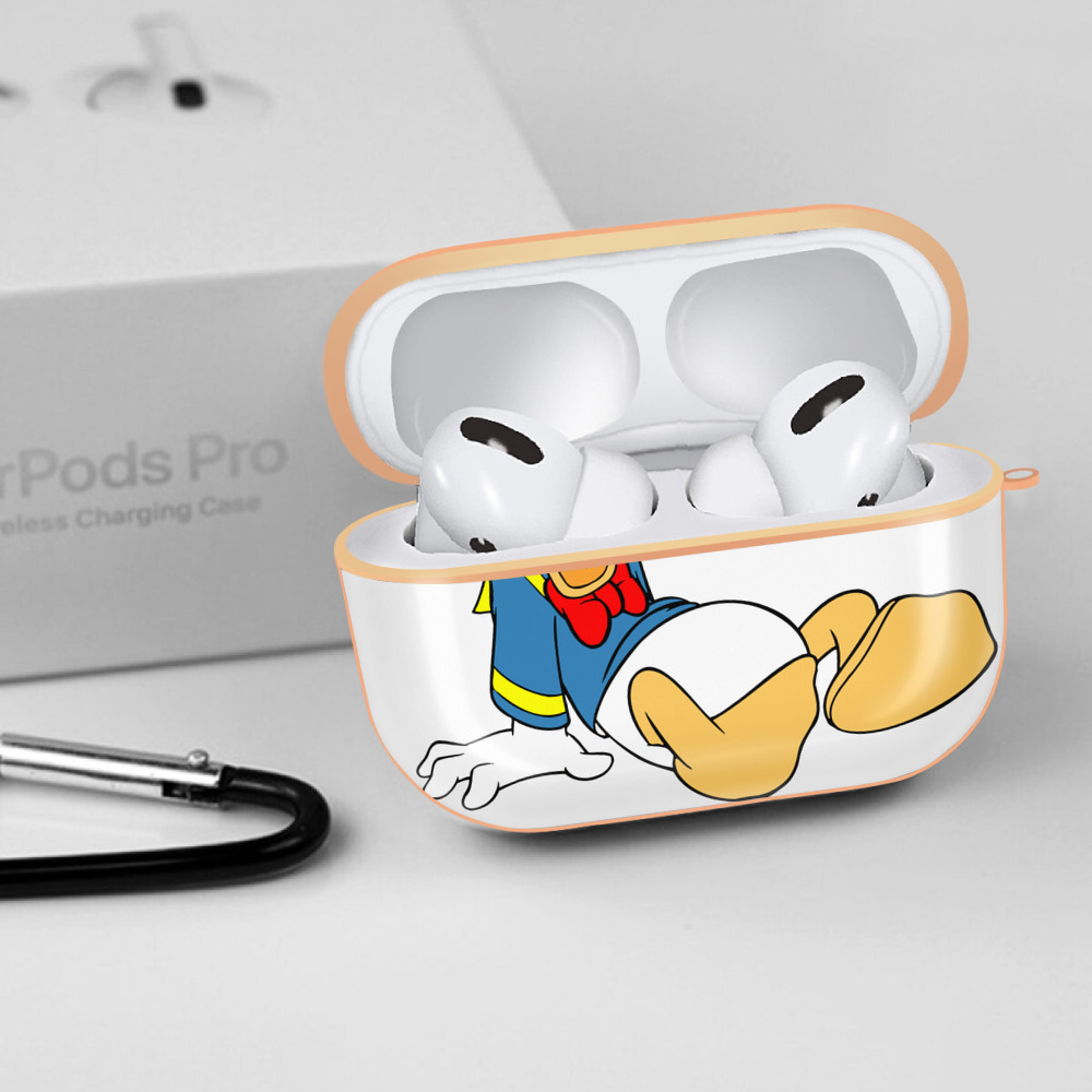 ミッキーマウス Mickey Mouse 【AirPods Pro用】ハードシェル保護ケース｜耐衝撃・防指紋・カラビナ付き商品仕様