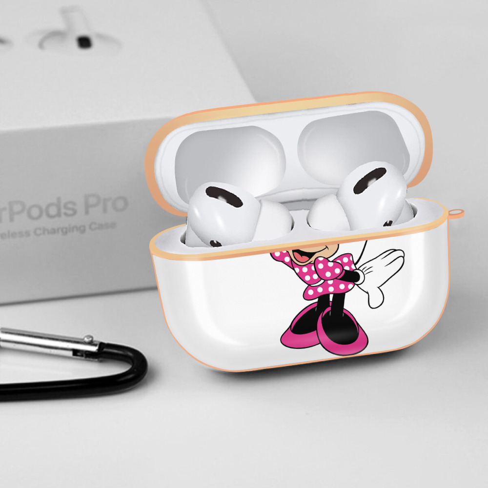 ミッキーマウス Mickey Mouse 【AirPods Pro用】ハードシェル保護ケース｜耐衝撃・防指紋・カラビナ付き商品仕様