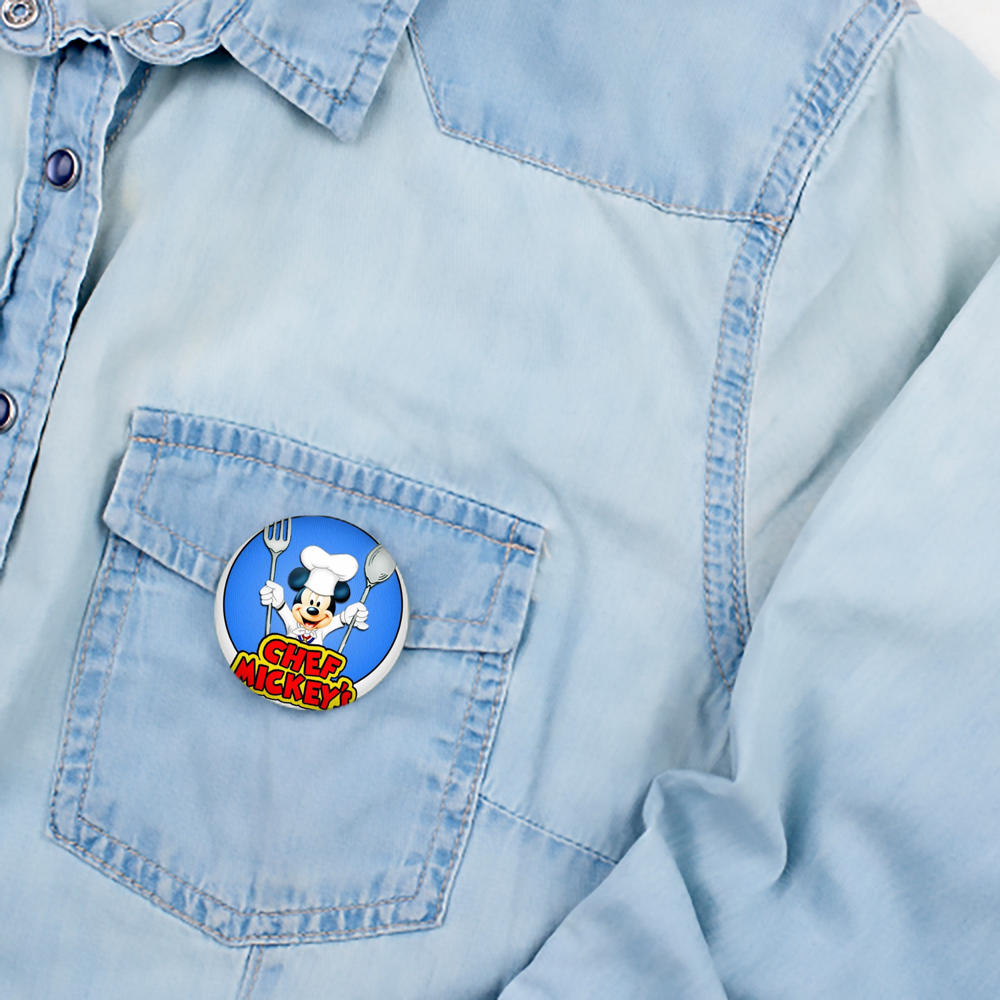 ミッキーマウス Mickey Mouse 6cm 缶バッジ 複数セット