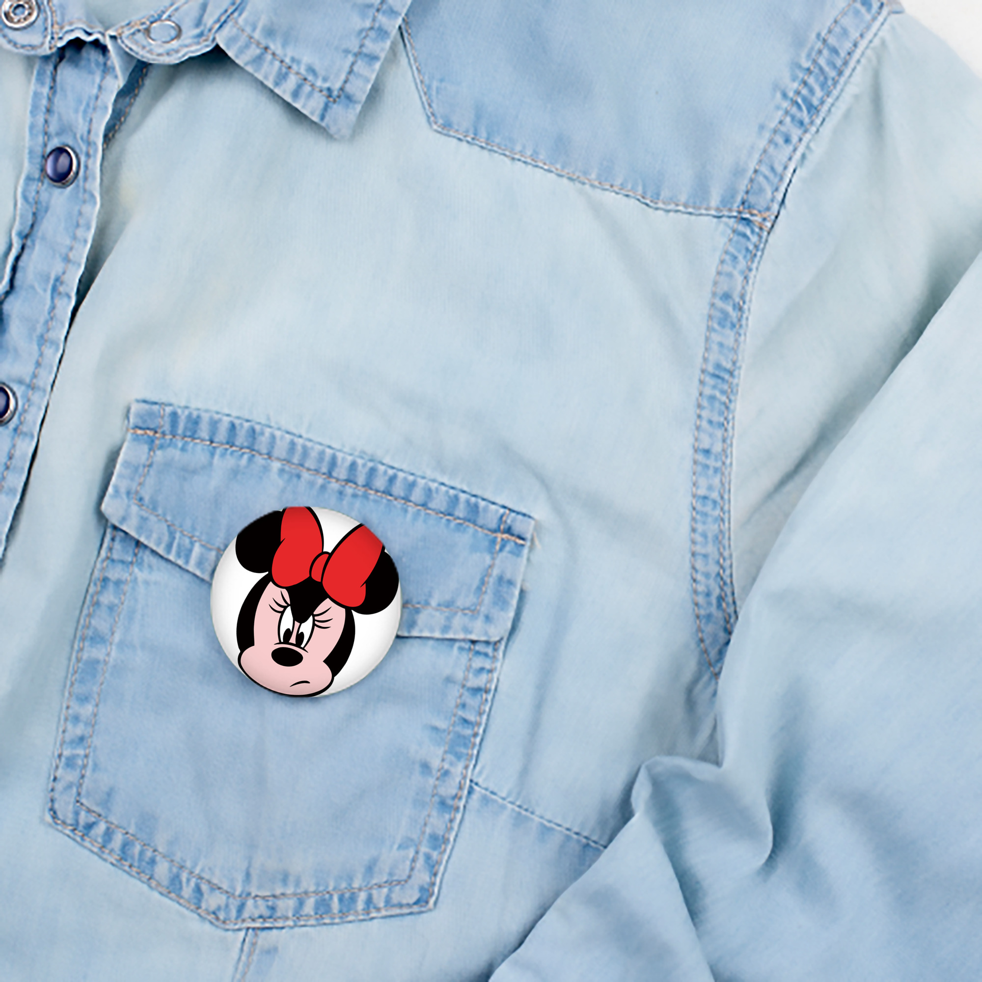 ミッキーマウス Mickey Mouse 6cm 缶バッジ 複数セット