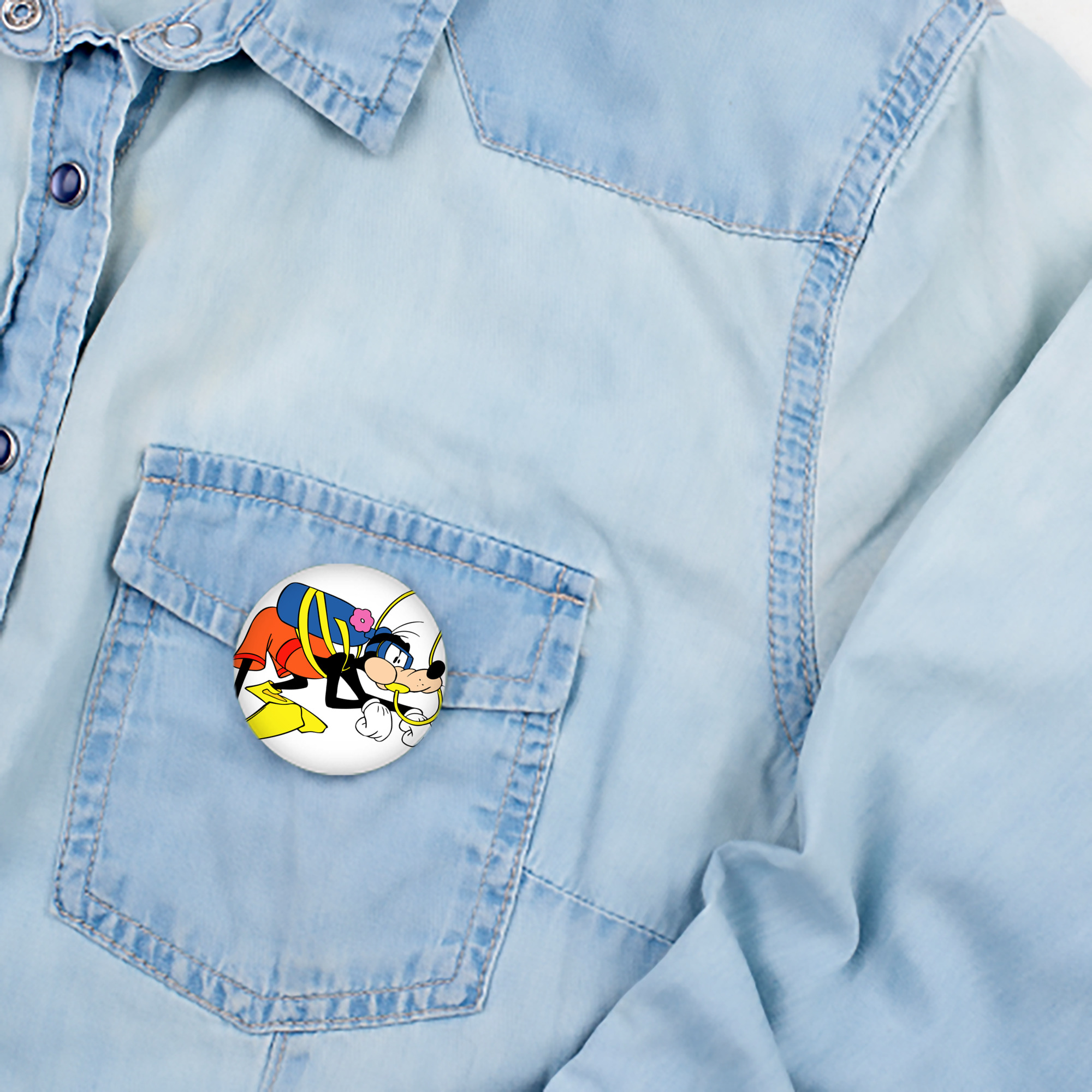 ミッキーマウス Mickey Mouse 6cm 缶バッジ 複数セット