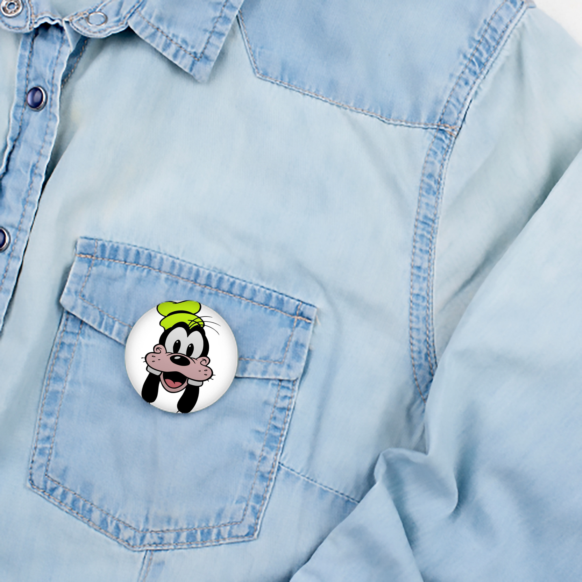 ミッキーマウス Mickey Mouse 6cm 缶バッジ 複数セット