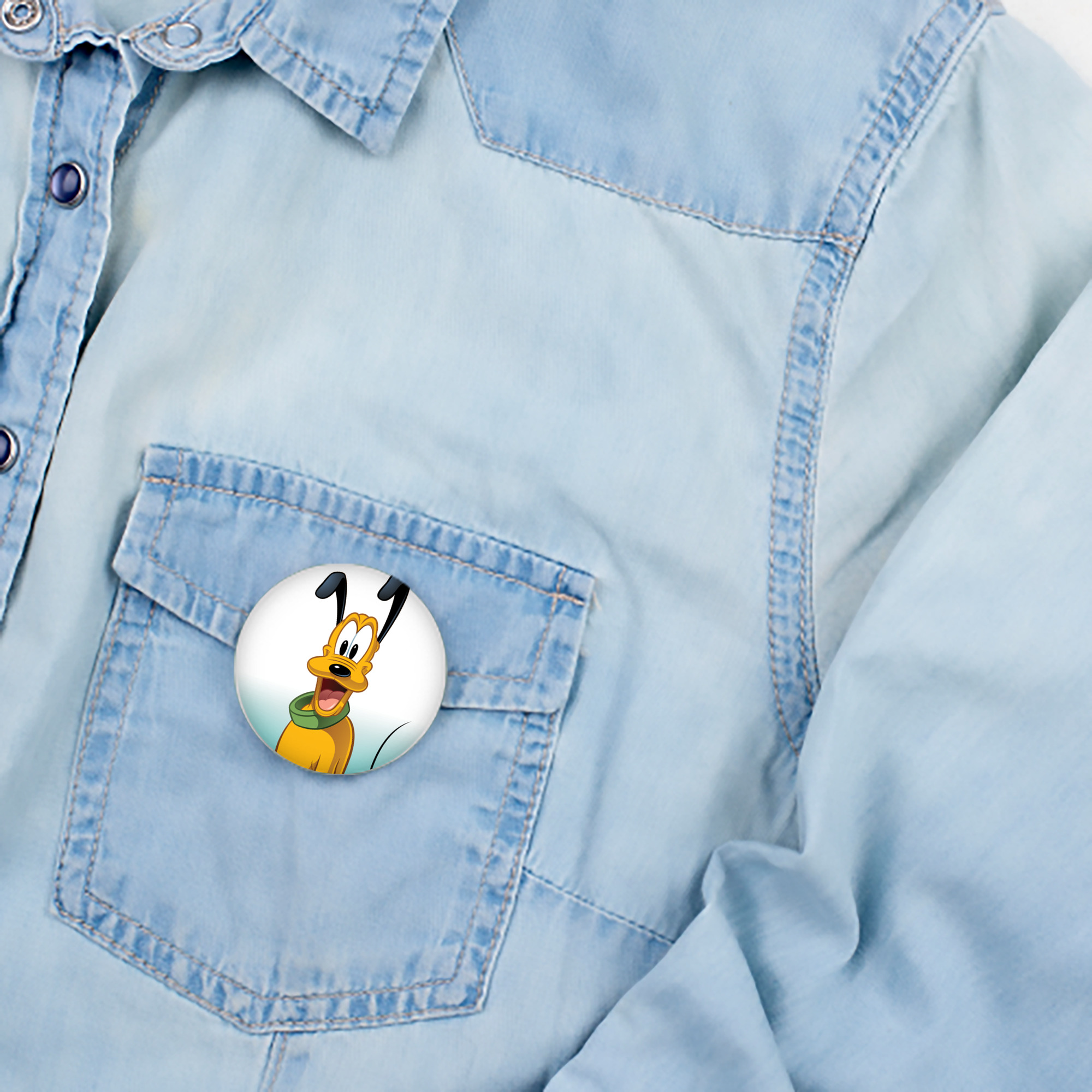 ミッキーマウス Mickey Mouse 6cm 缶バッジ 複数セット