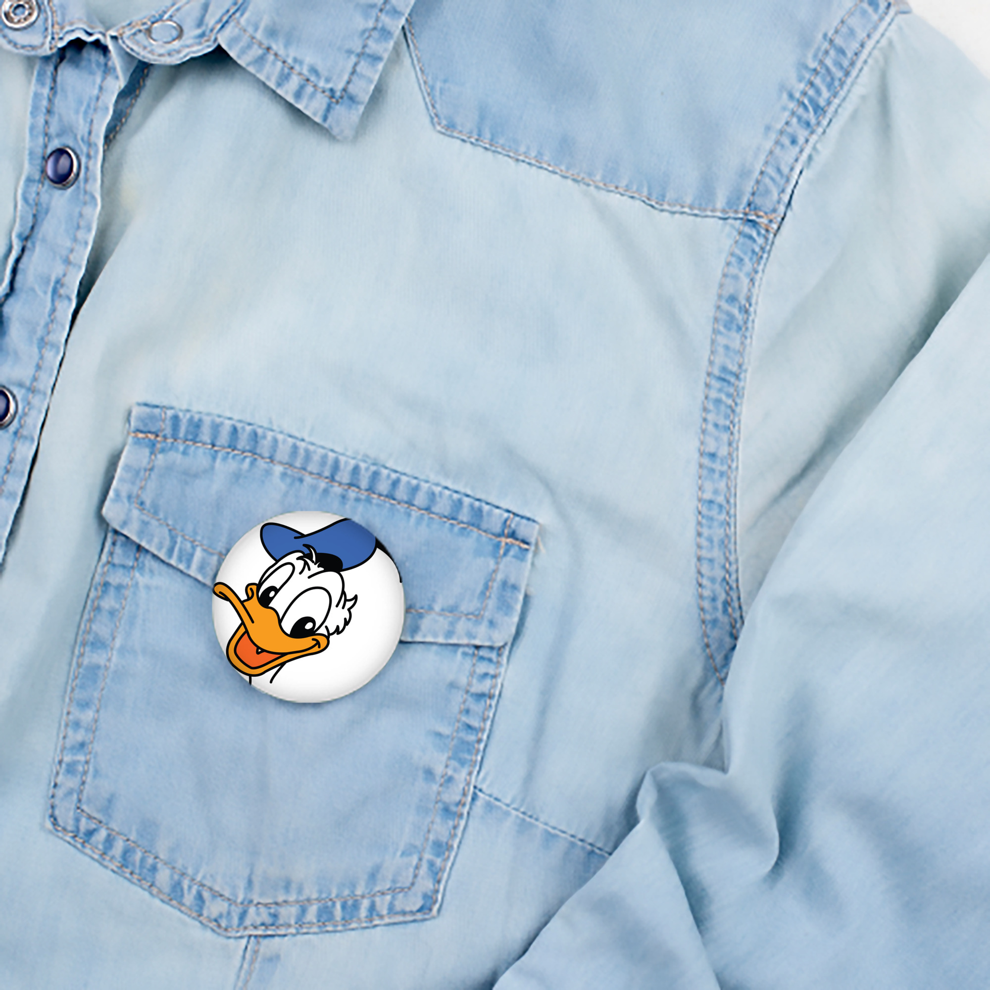 ミッキーマウス Mickey Mouse 6cm 缶バッジ 複数セット