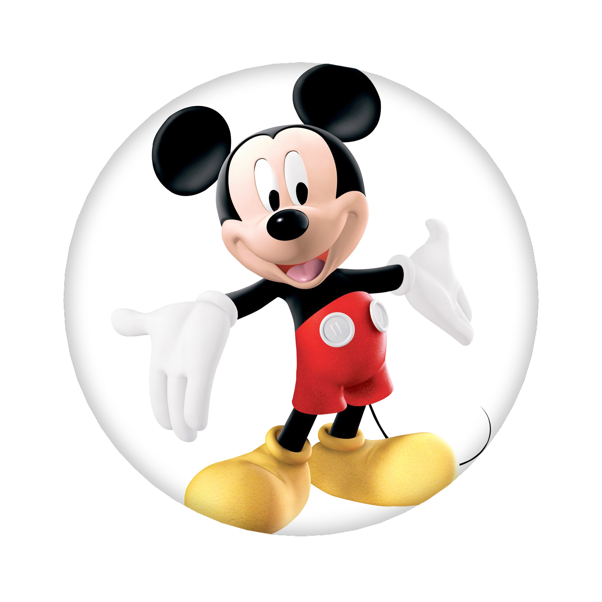 （画像用） ミッキーマウス Mickey Mouse 6cm 缶バッジ 複数セット
