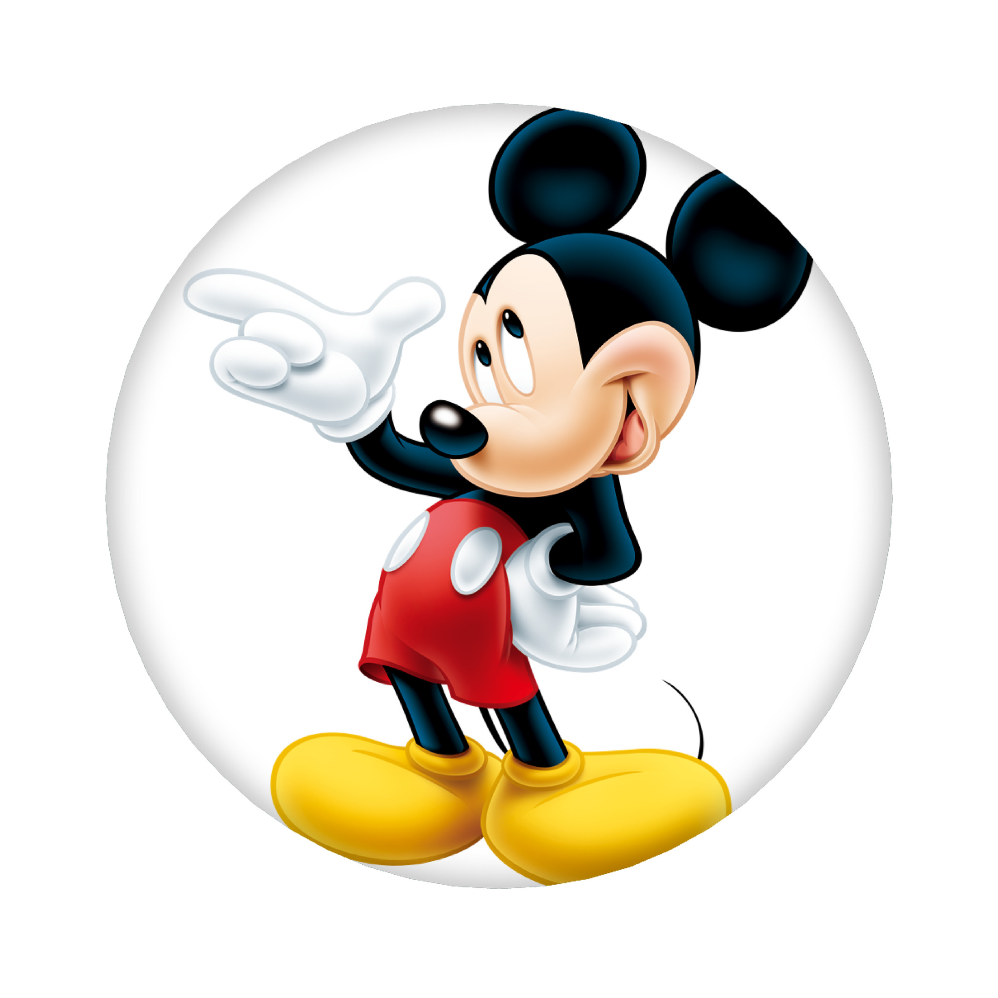 （画像用） ミッキーマウス Mickey Mouse 6cm 缶バッジ 複数セット