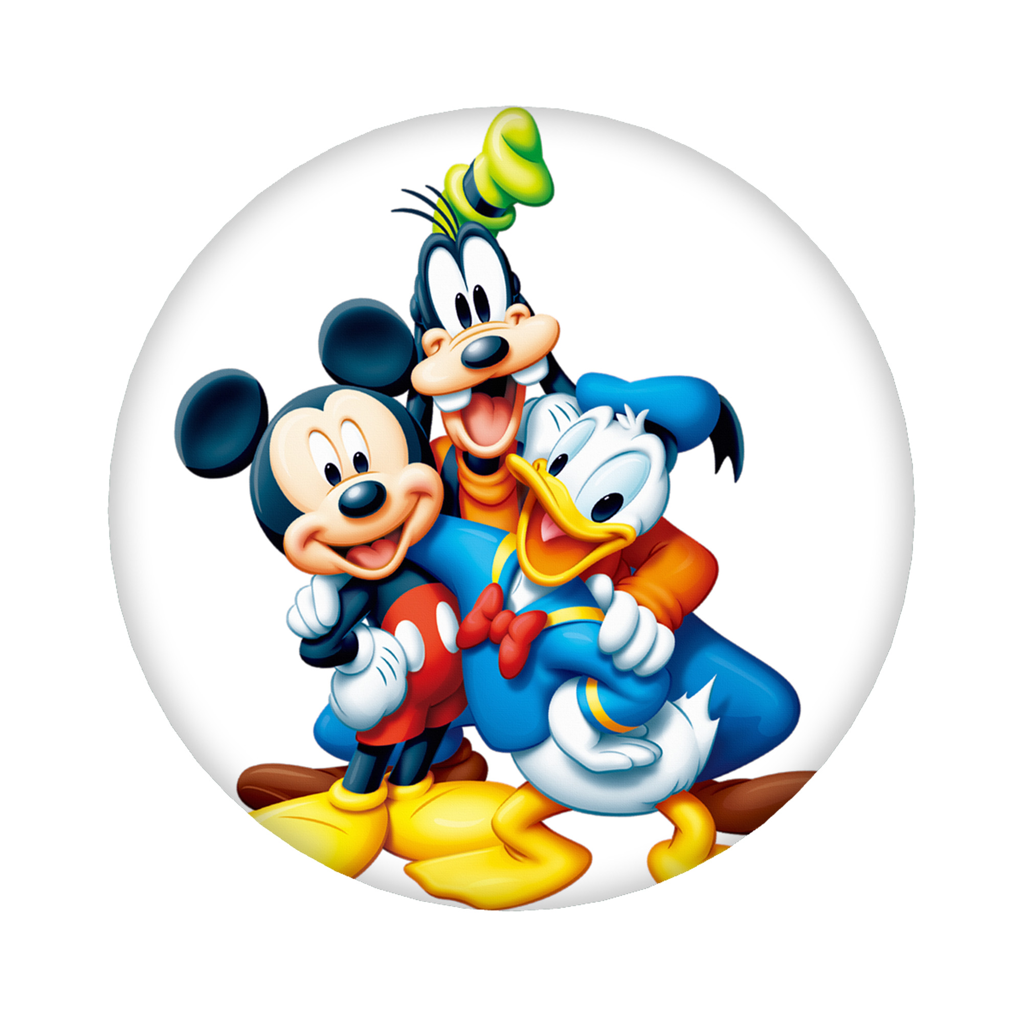 （画像用） ミッキーマウス Mickey Mouse 6cm 缶バッジ 複数セット