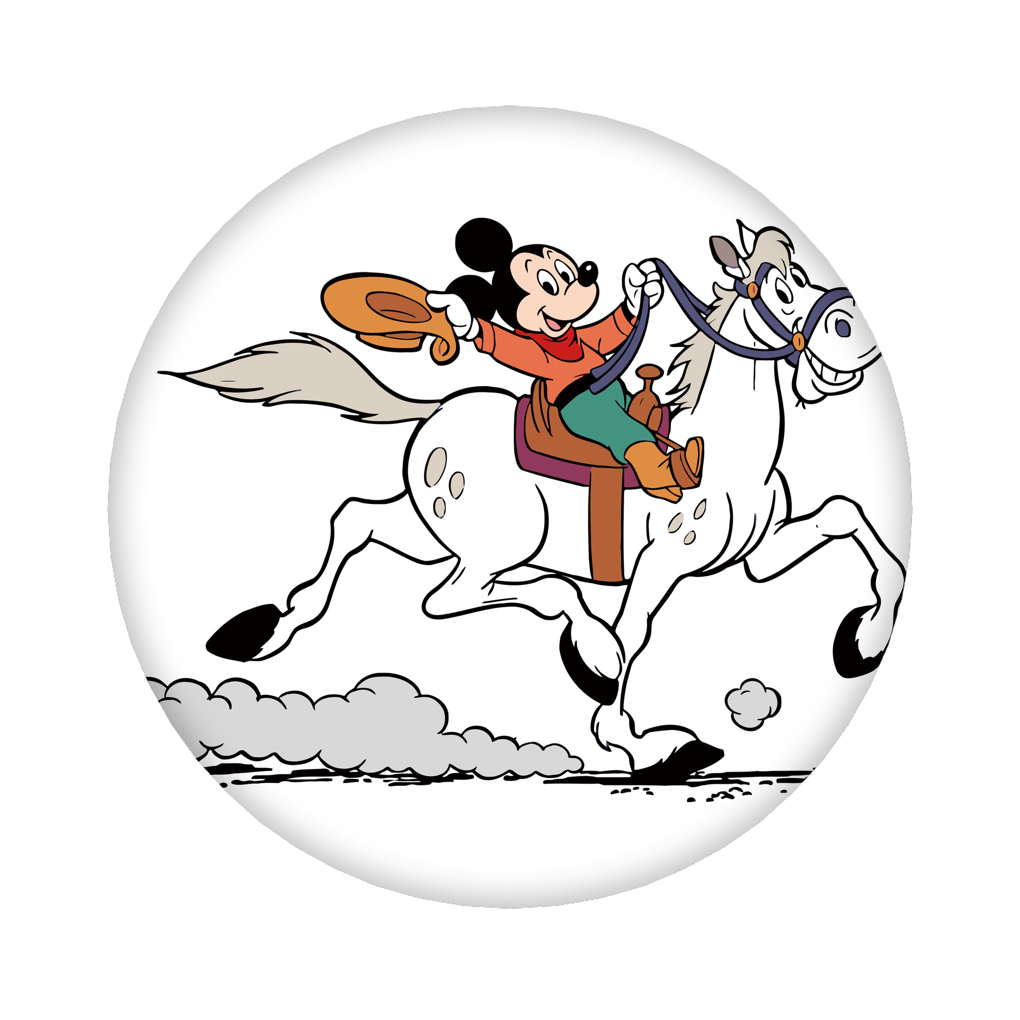 （画像用） ミッキーマウス Mickey Mouse 6cm 缶バッジ 複数セット