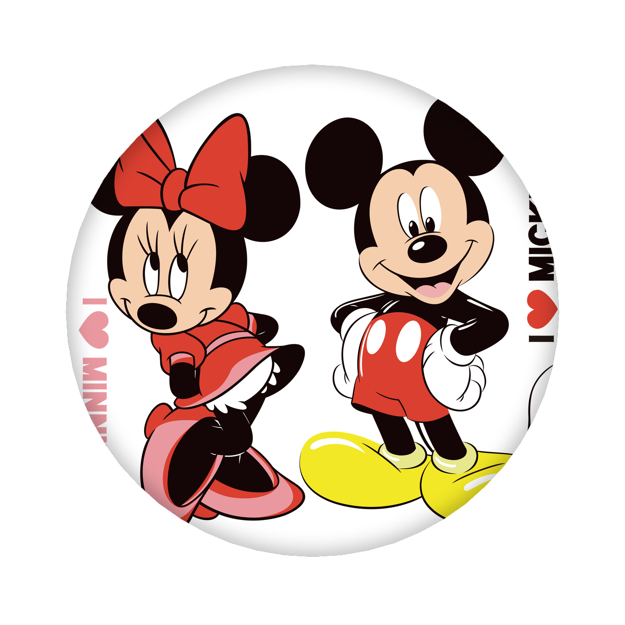 （画像用） ミッキーマウス Mickey Mouse 6cm 缶バッジ 複数セット