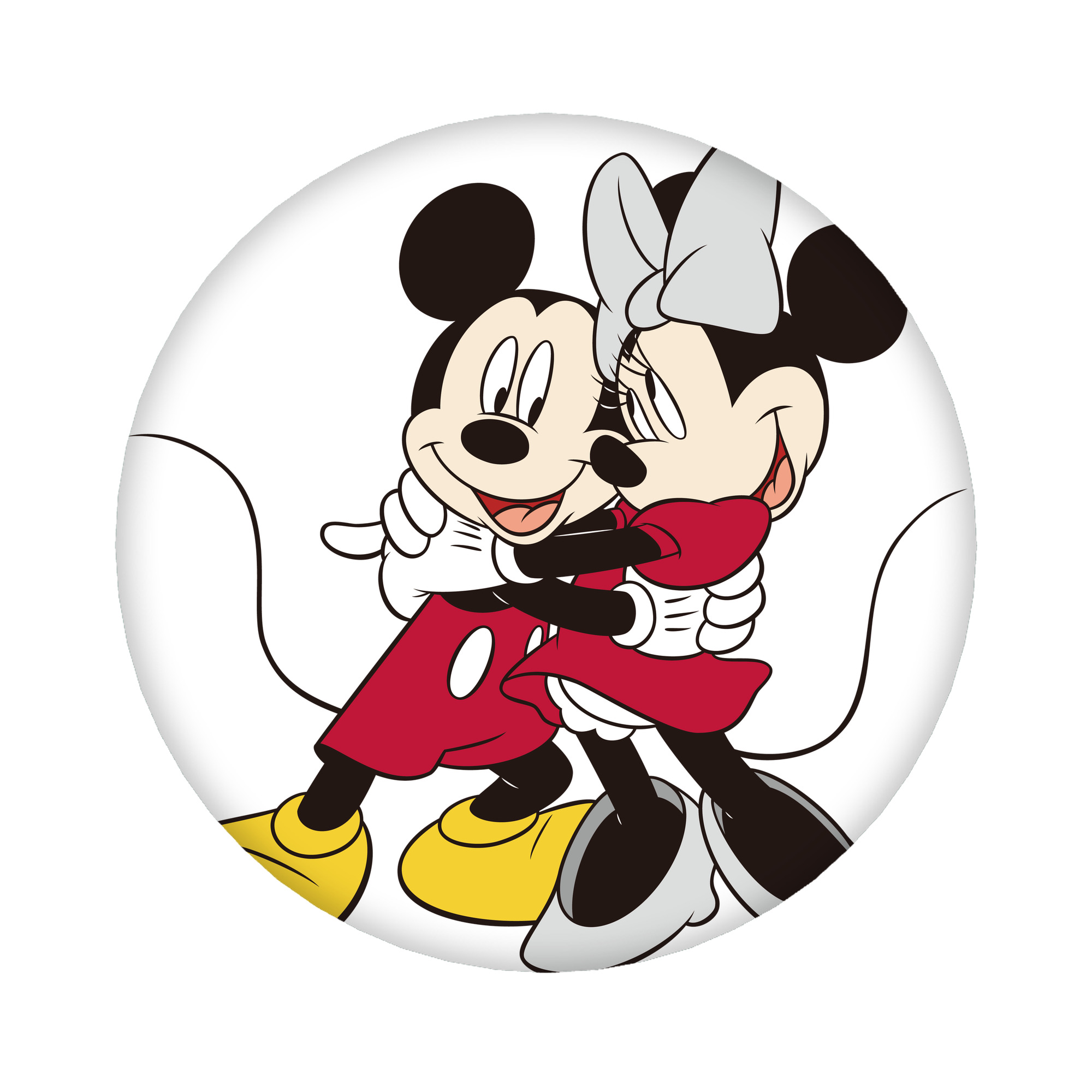 （画像用） ミッキーマウス Mickey Mouse 6cm 缶バッジ 複数セット