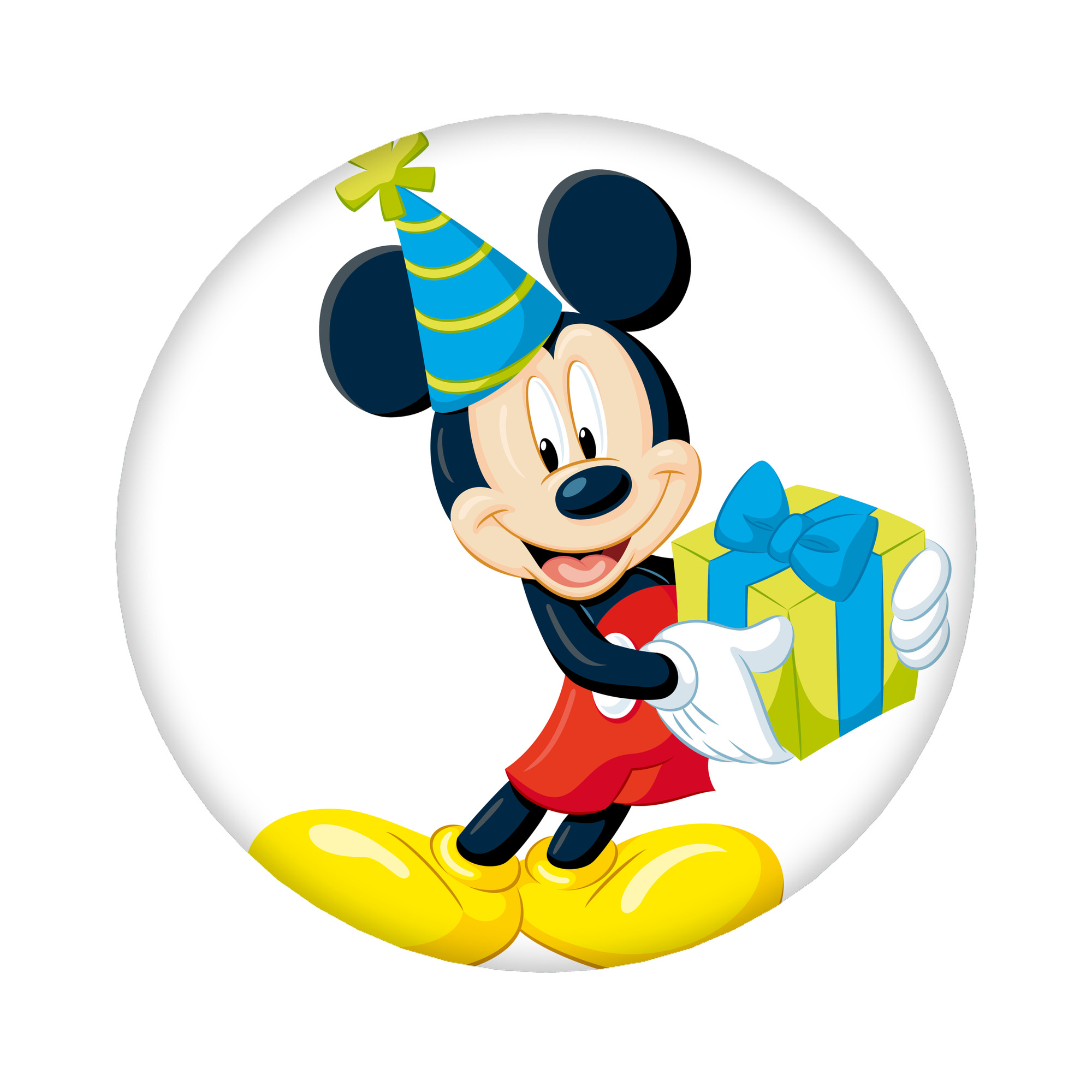 （画像用） ミッキーマウス Mickey Mouse 6cm 缶バッジ 複数セット
