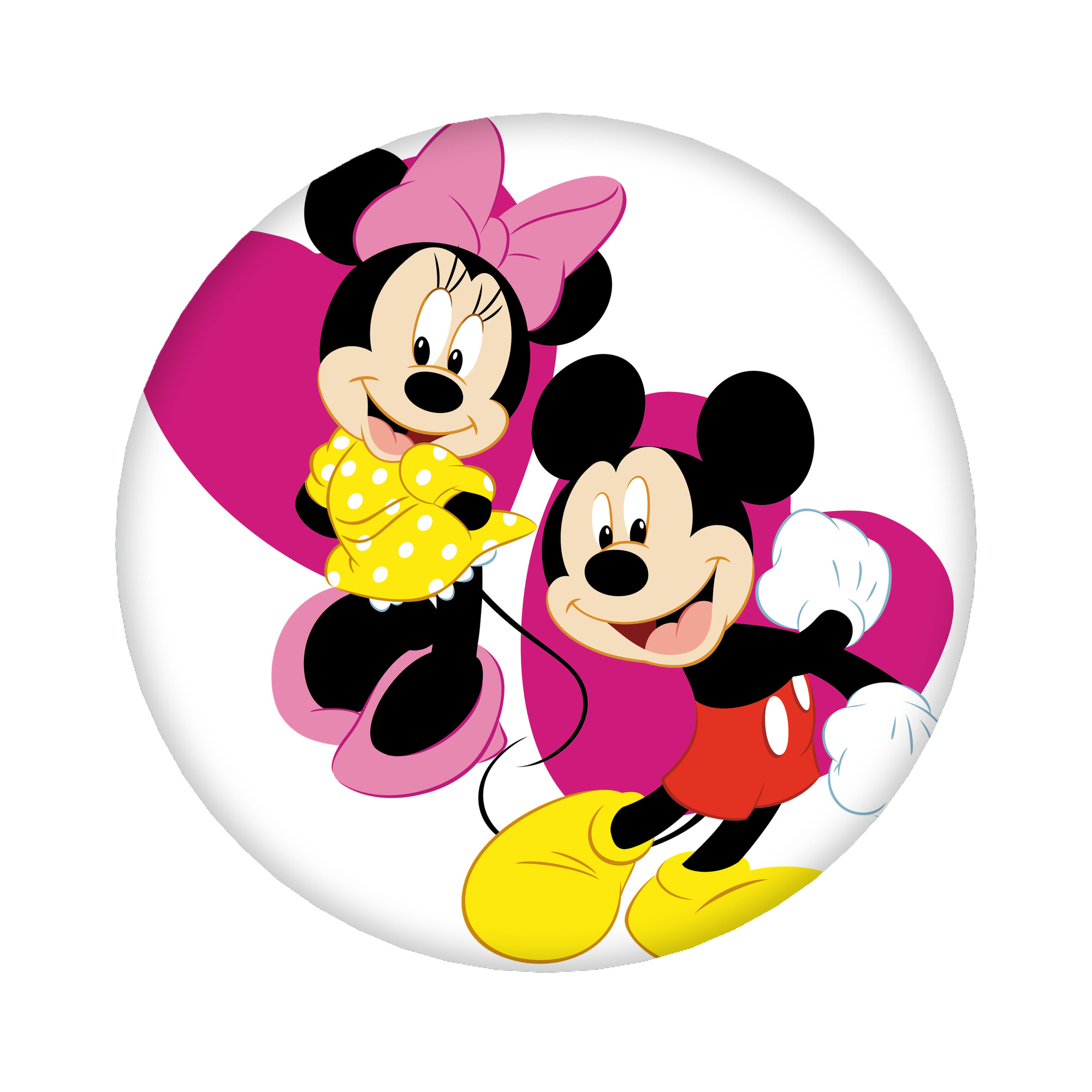 （画像用） ミッキーマウス Mickey Mouse 6cm 缶バッジ 複数セット
