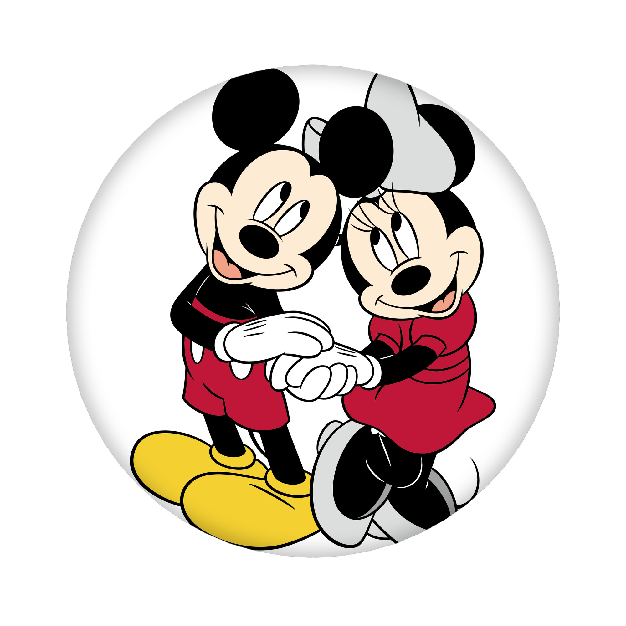 （画像用） ミッキーマウス Mickey Mouse 6cm 缶バッジ 複数セット