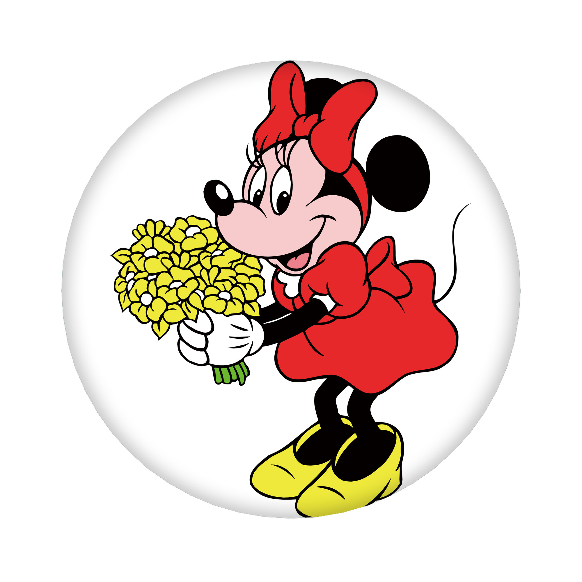 （画像用） ミッキーマウス Mickey Mouse 6cm 缶バッジ 複数セット