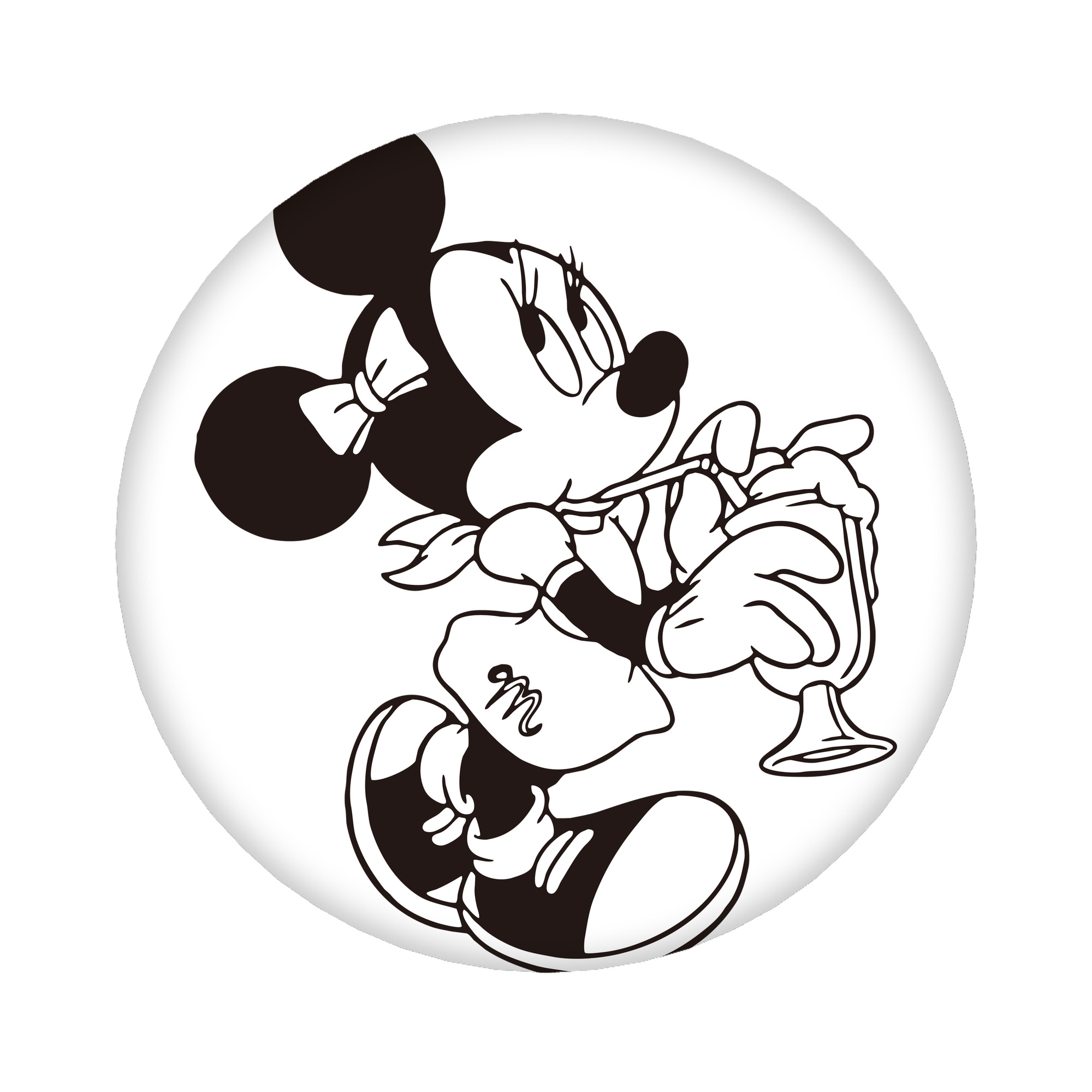 （画像用） ミッキーマウス Mickey Mouse 6cm 缶バッジ 複数セット