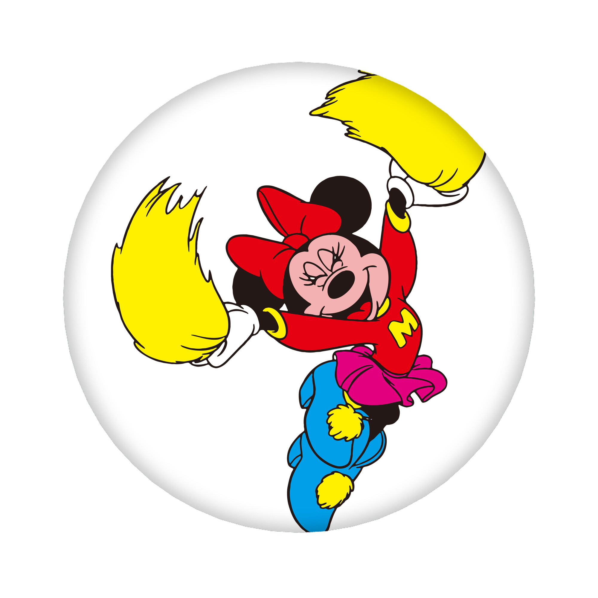 （画像用） ミッキーマウス Mickey Mouse 6cm 缶バッジ 複数セット