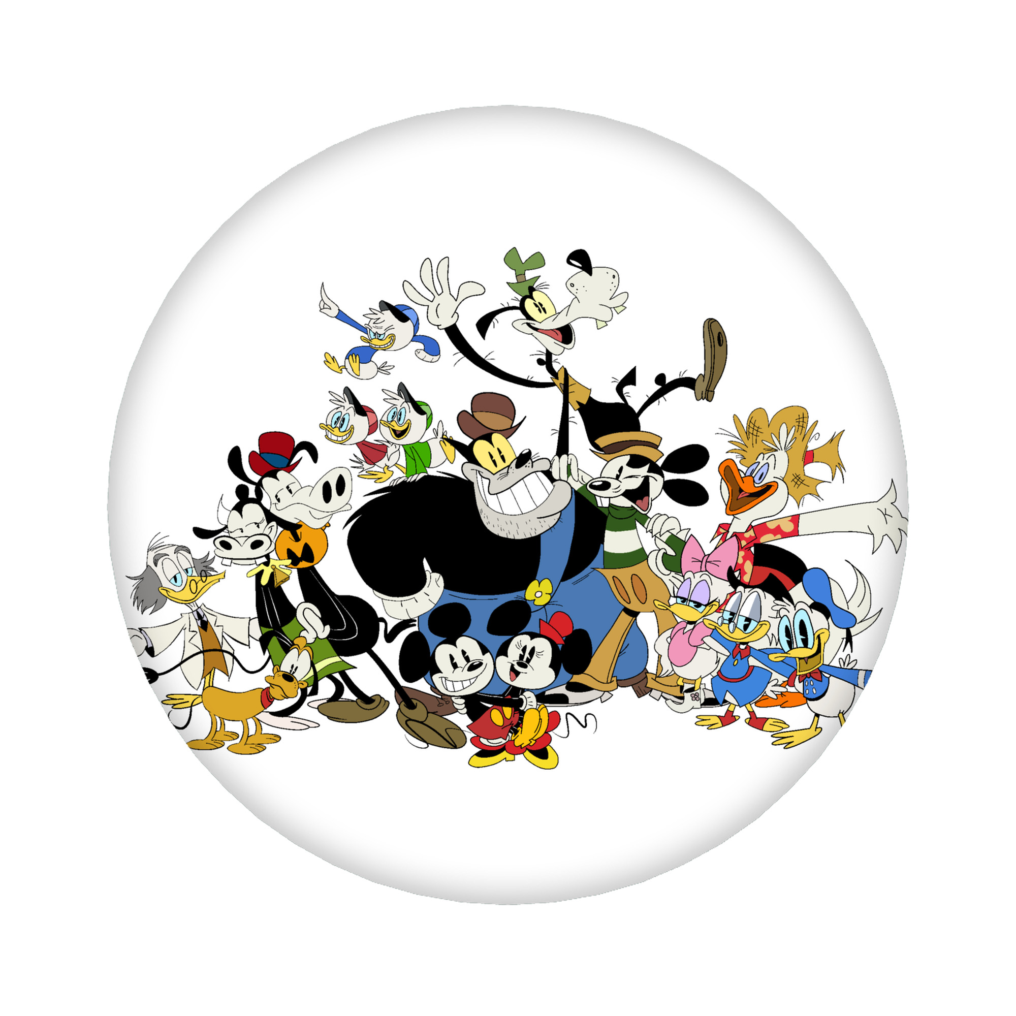 （画像用） ミッキーマウス Mickey Mouse 6cm 缶バッジ 複数セット