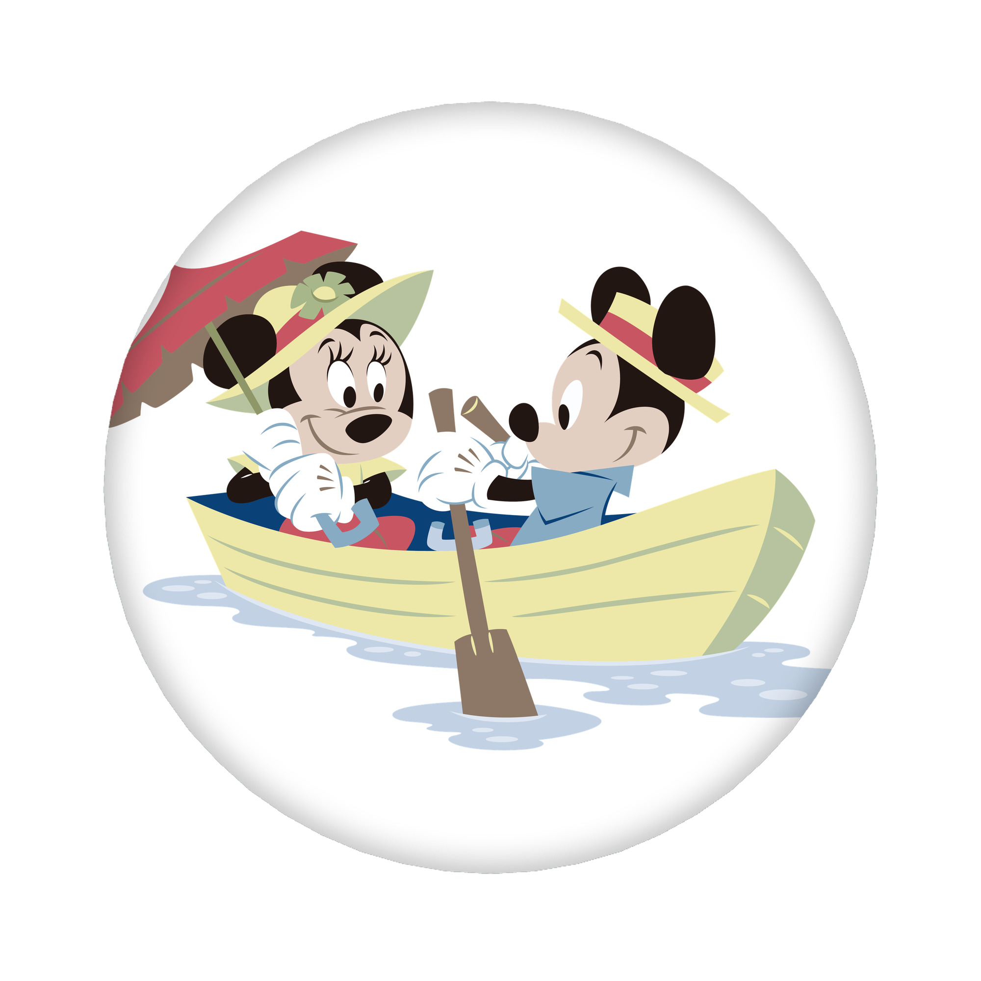 （画像用） ミッキーマウス Mickey Mouse 6cm 缶バッジ 複数セット