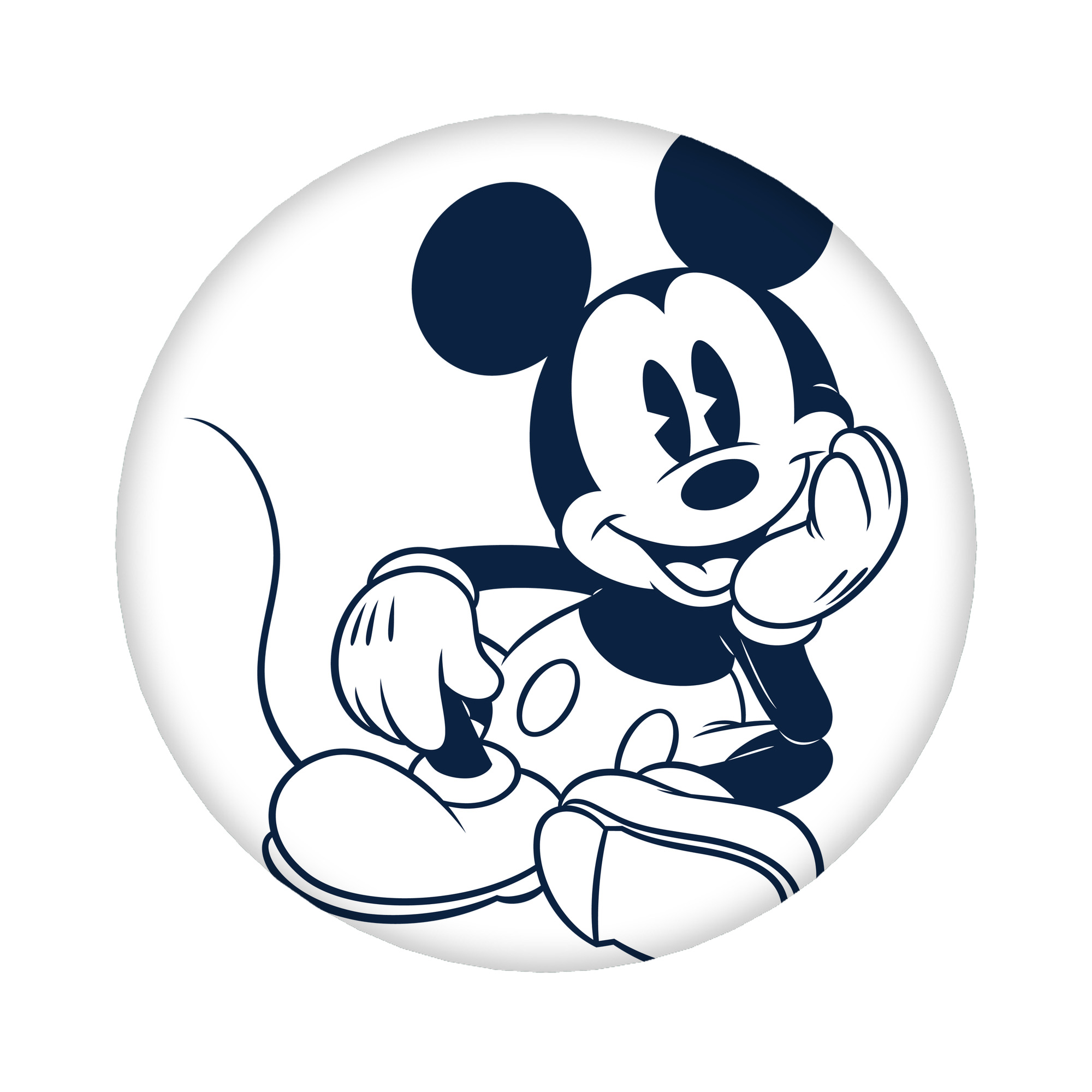（画像用） ミッキーマウス Mickey Mouse 6cm 缶バッジ 複数セット