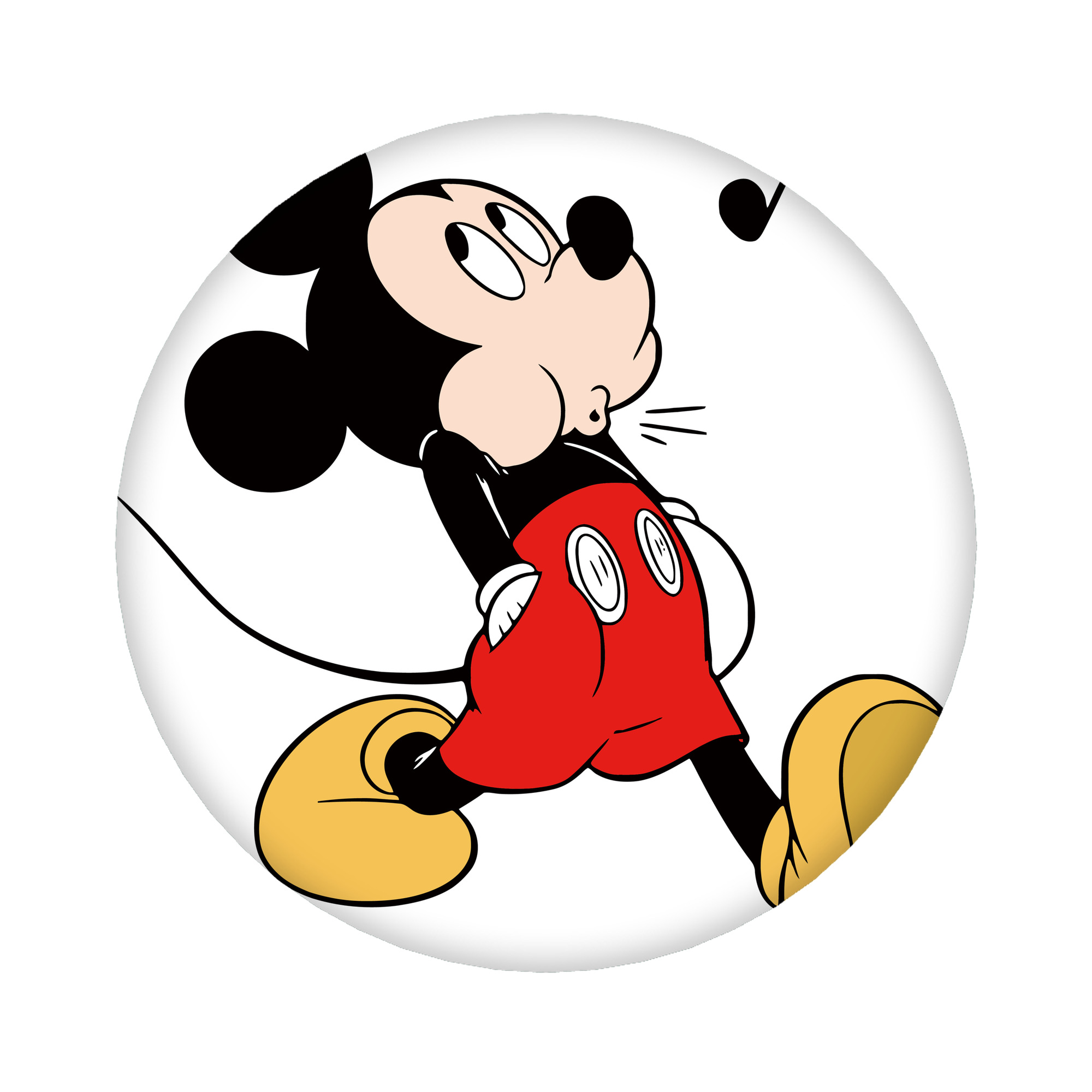 （画像用） ミッキーマウス Mickey Mouse 6cm 缶バッジ 複数セット