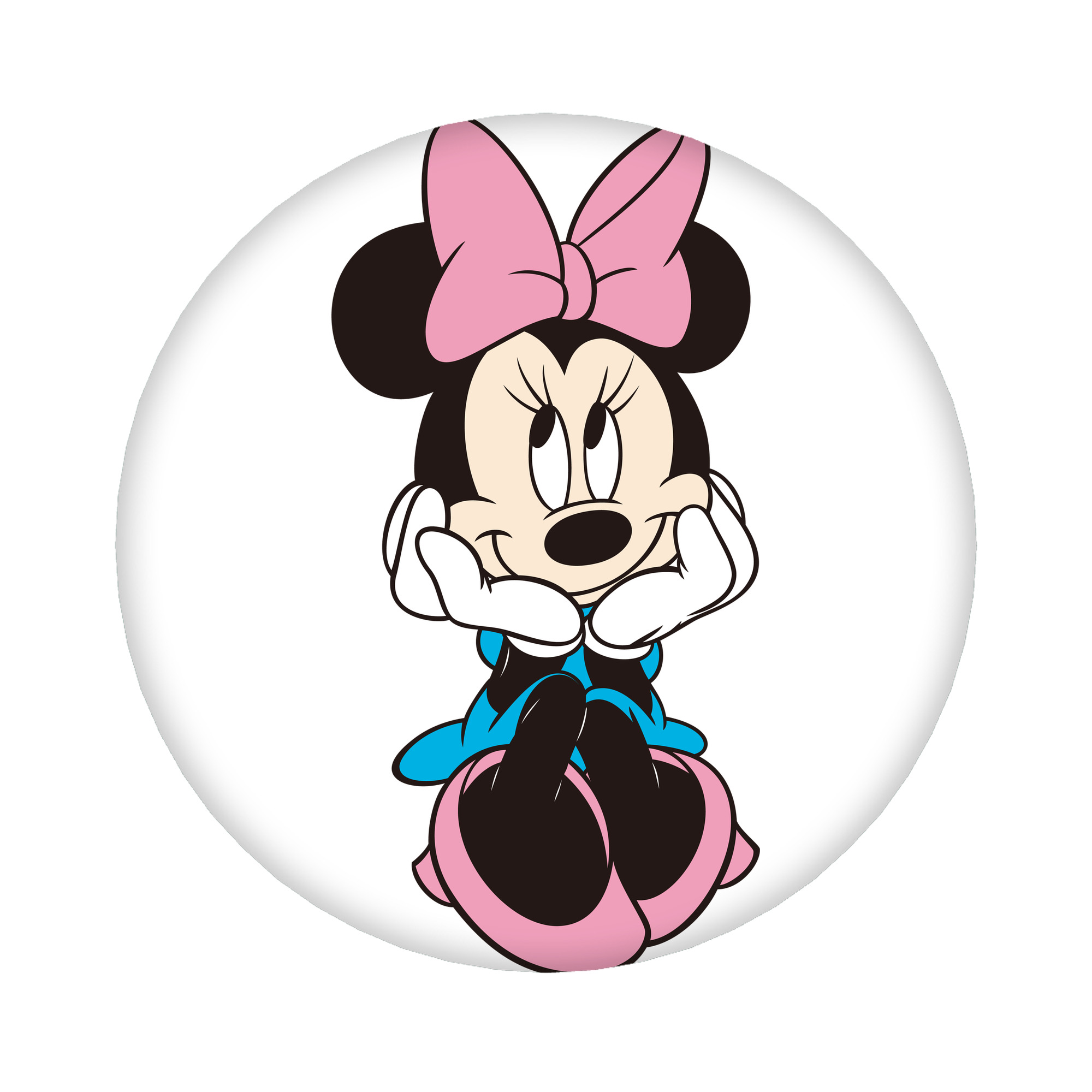 （画像用） ミッキーマウス Mickey Mouse 6cm 缶バッジ 複数セット