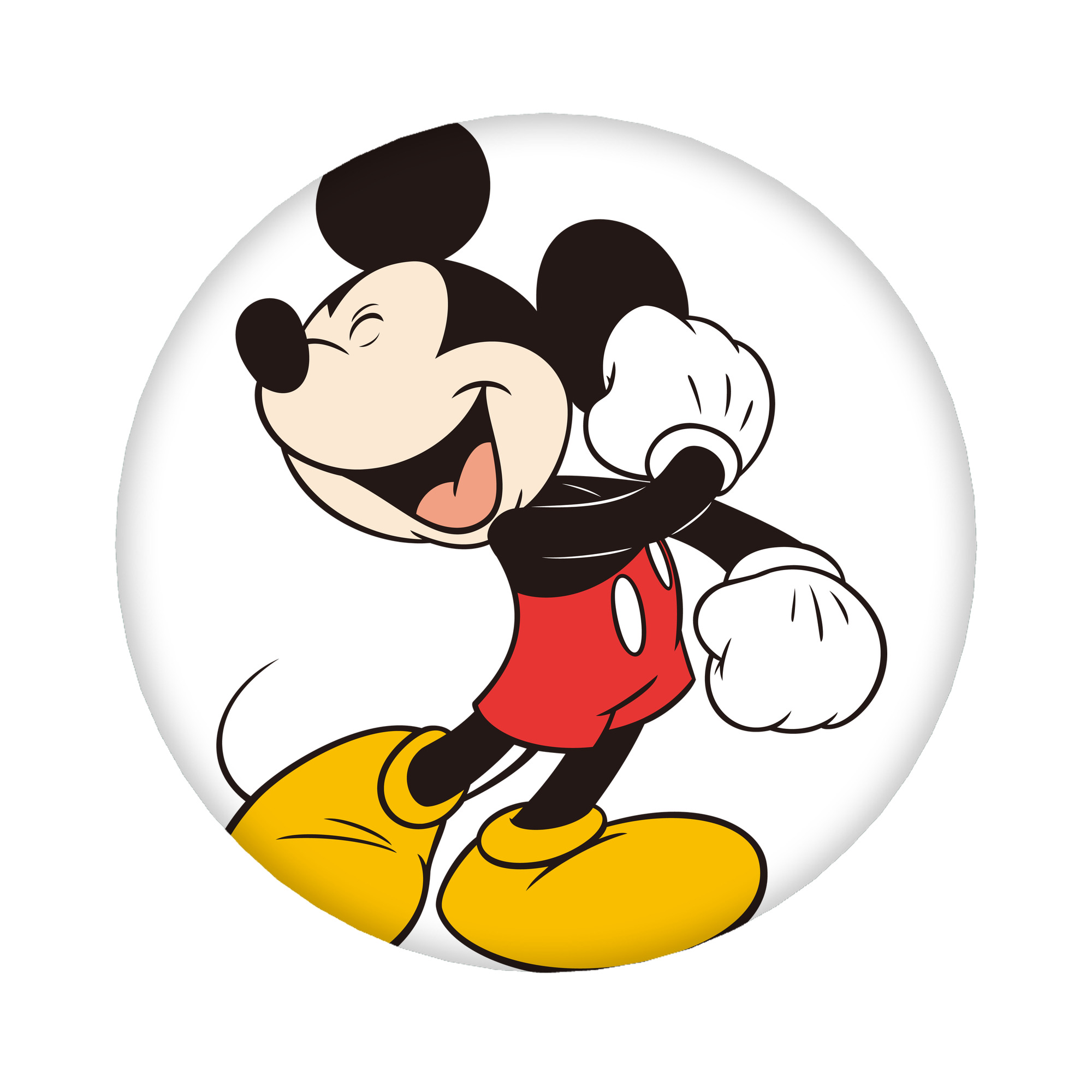 （画像用） ミッキーマウス Mickey Mouse 6cm 缶バッジ 複数セット
