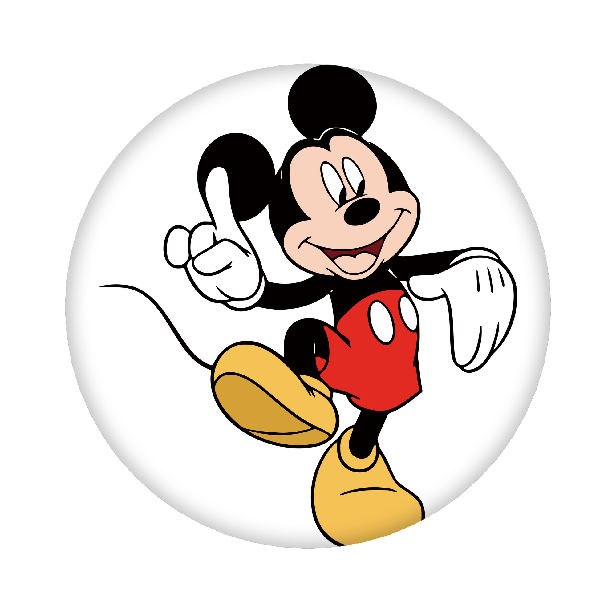 （画像用） ミッキーマウス Mickey Mouse 6cm 缶バッジ 複数セット