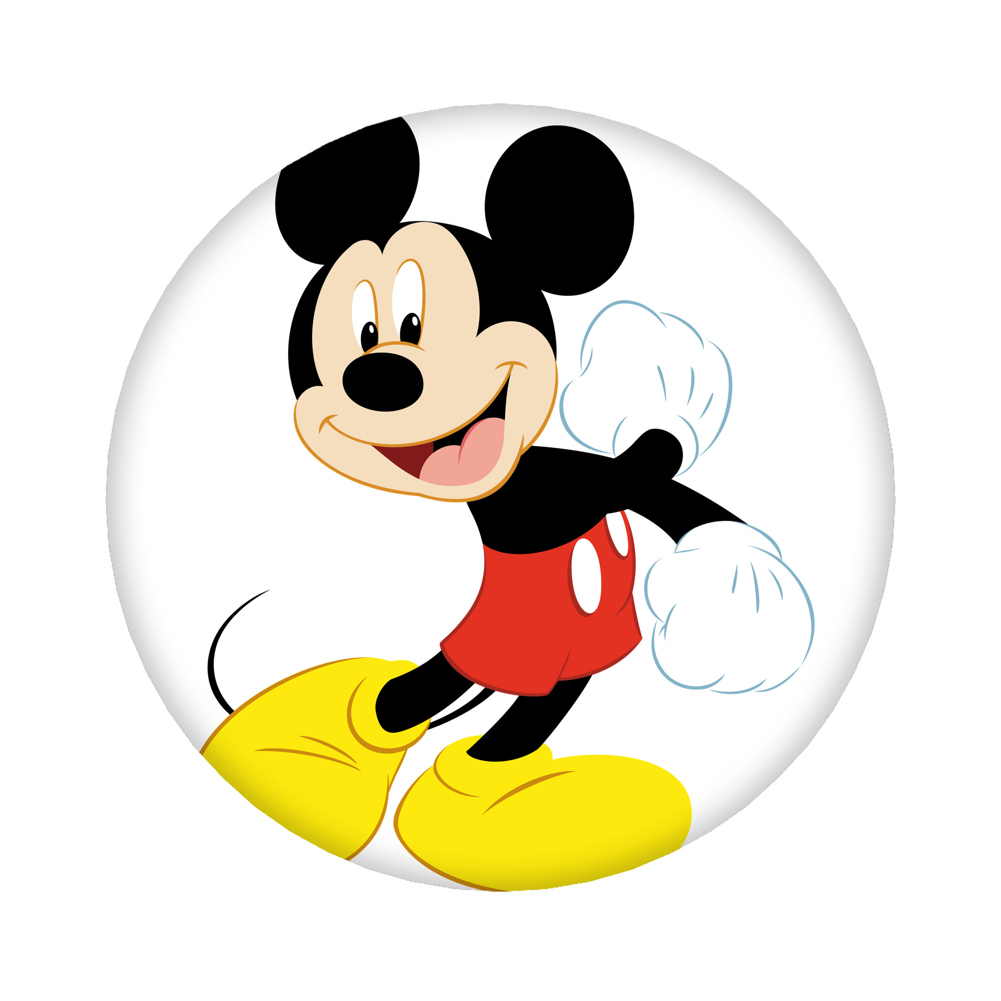 （画像用） ミッキーマウス Mickey Mouse 6cm 缶バッジ 複数セット
