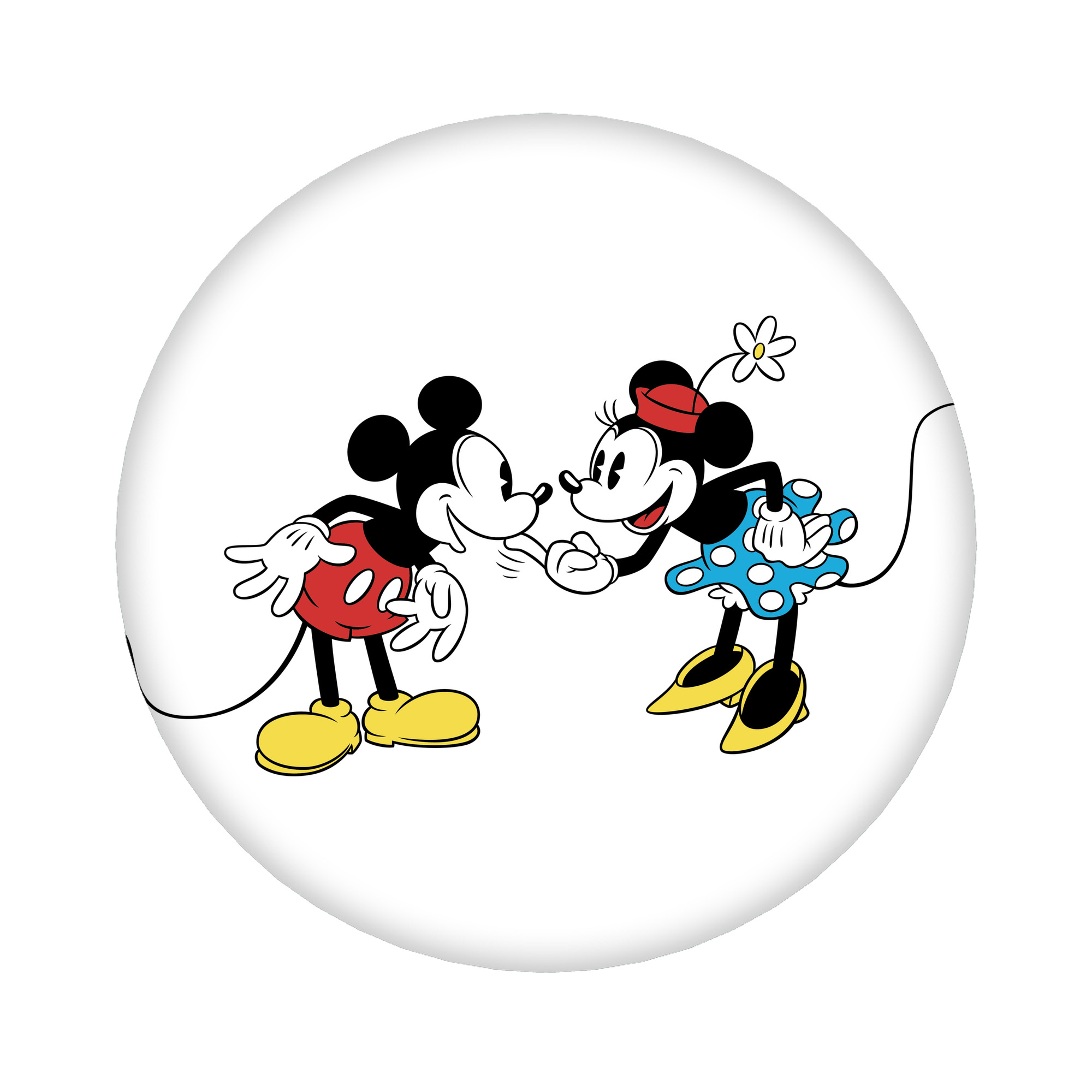 （画像用） ミッキーマウス Mickey Mouse 6cm 缶バッジ 複数セット
