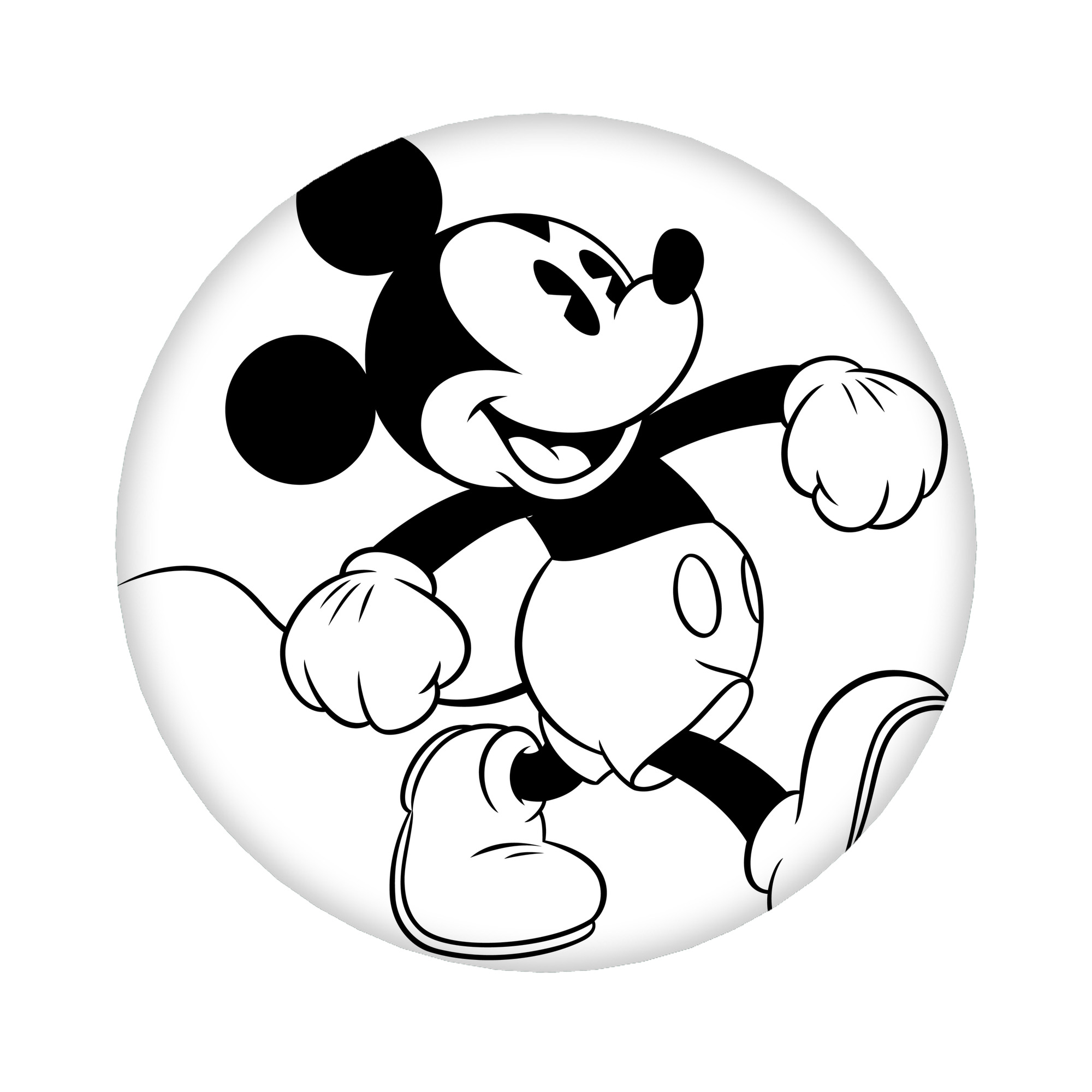 （画像用） ミッキーマウス Mickey Mouse 6cm 缶バッジ 複数セット