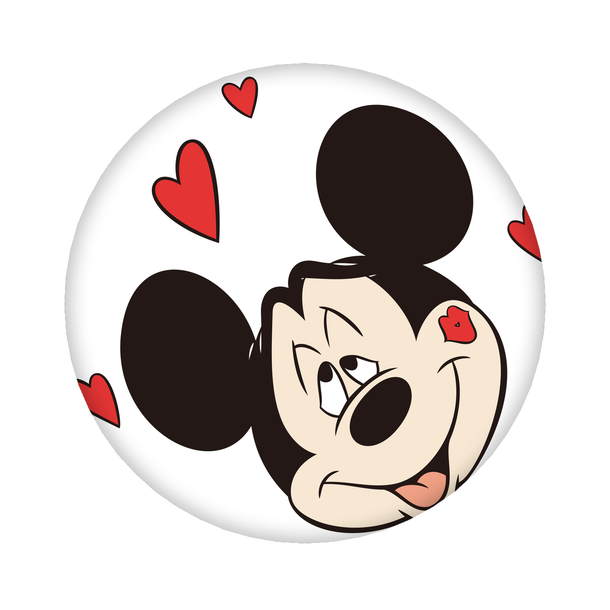 （画像用） ミッキーマウス Mickey Mouse 6cm 缶バッジ 複数セット