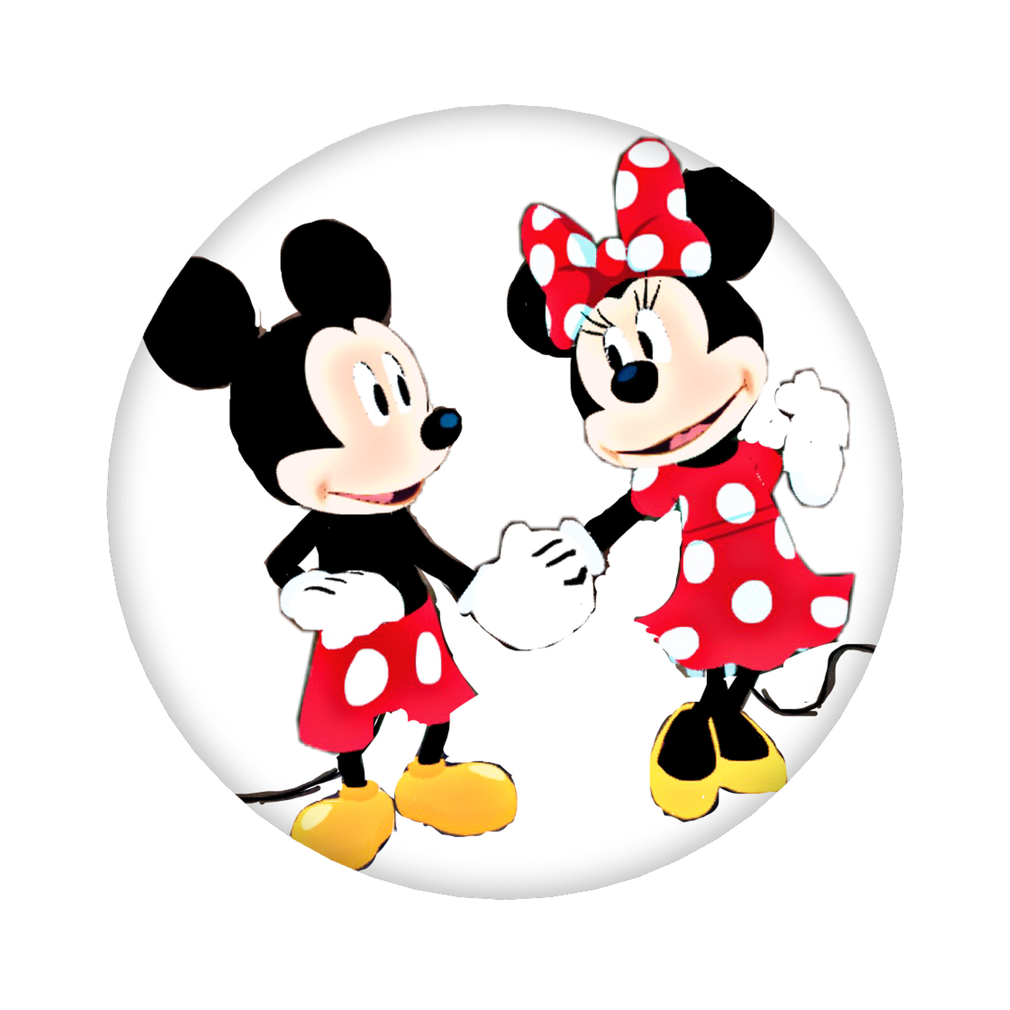 （画像用） ミッキーマウス Mickey Mouse 6cm 缶バッジ 複数セット