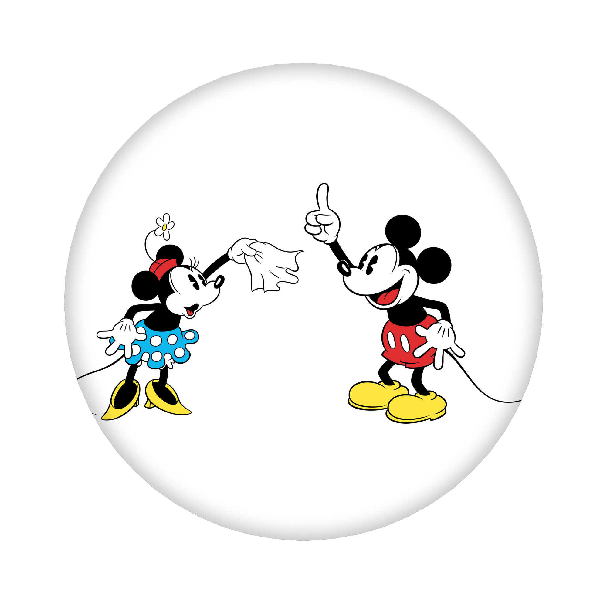 （画像用） ミッキーマウス Mickey Mouse 6cm 缶バッジ 複数セット