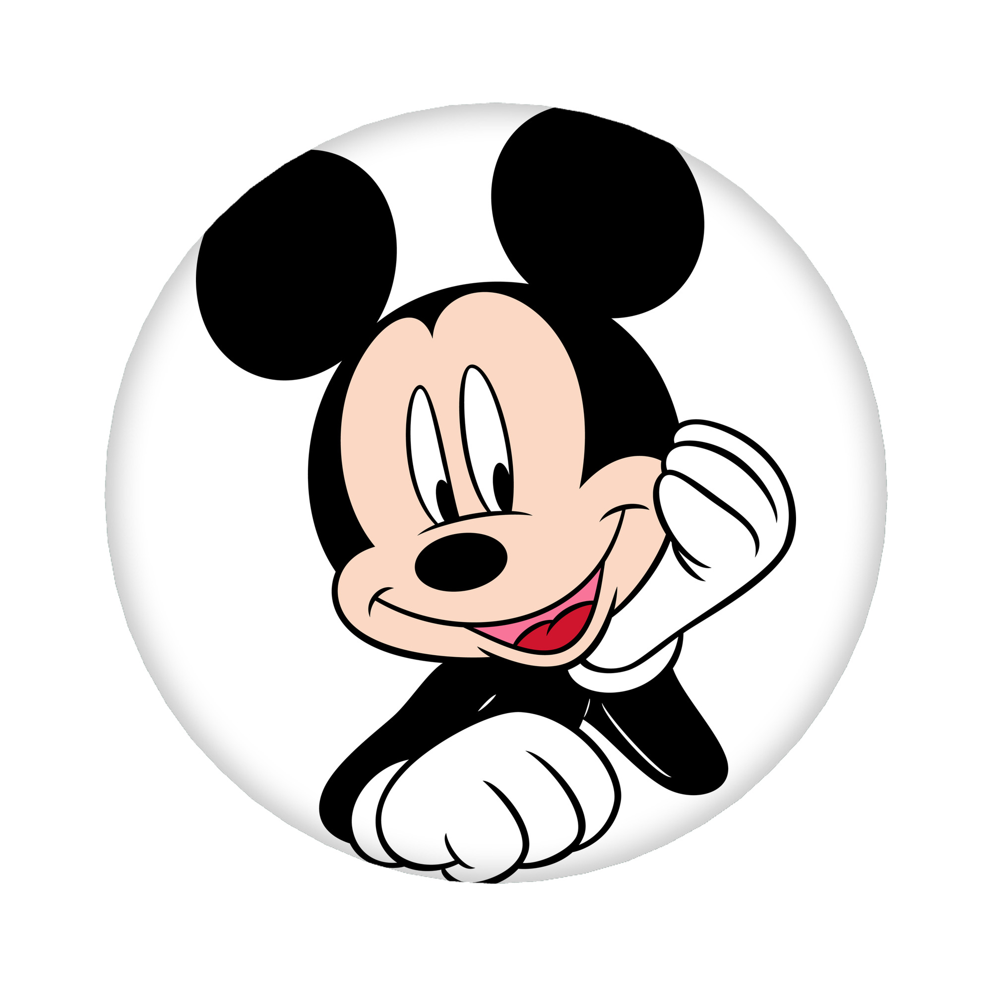 （画像用） ミッキーマウス Mickey Mouse 6cm 缶バッジ 複数セット