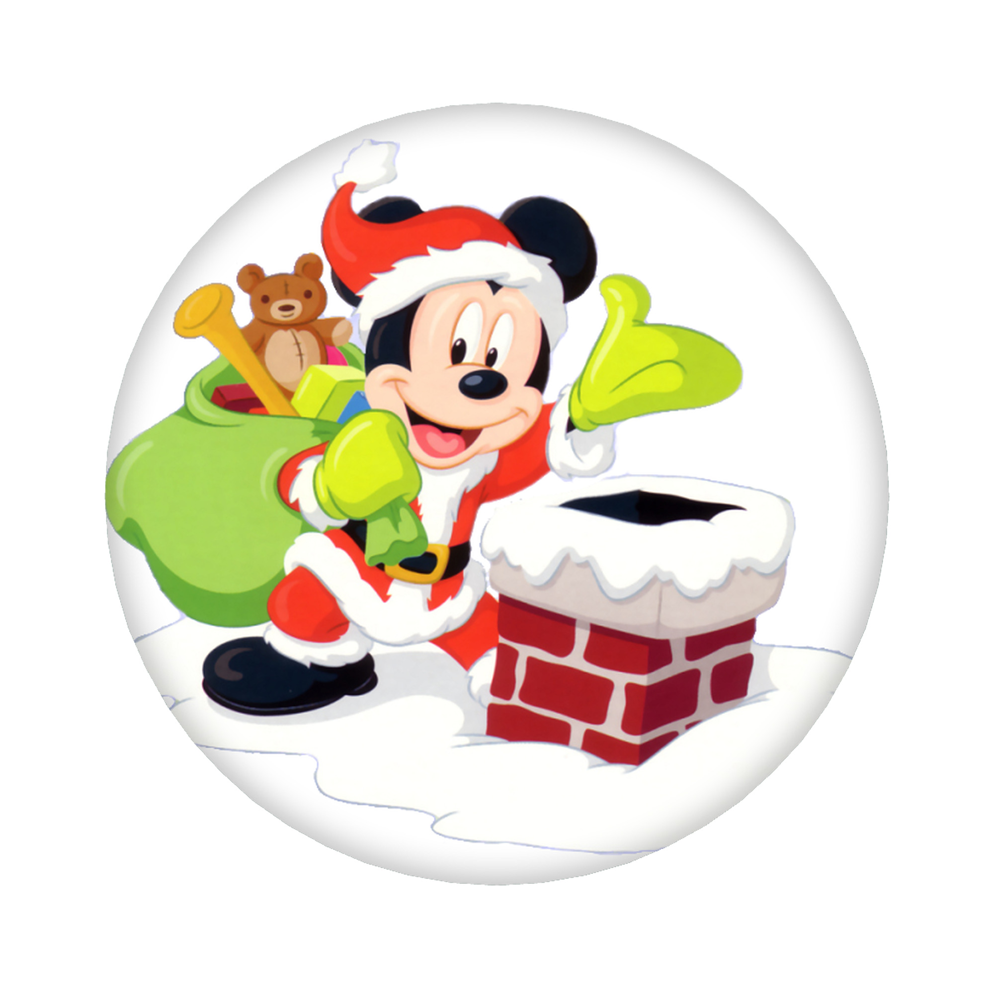 （画像用） ミッキーマウス Mickey Mouse 6cm 缶バッジ 複数セット