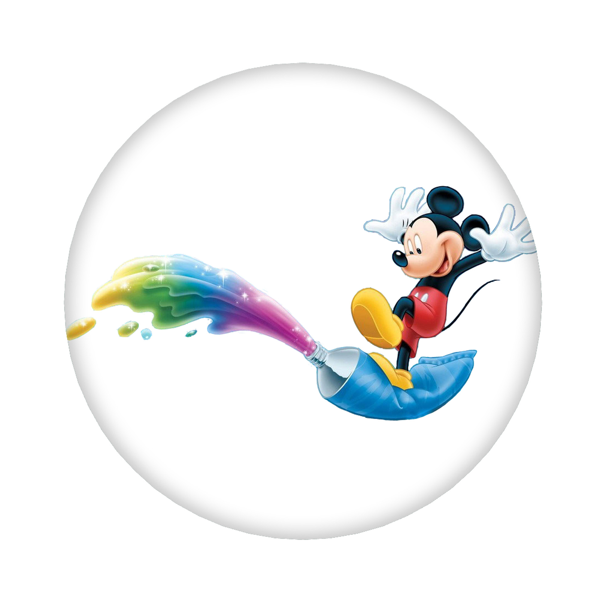 （画像用） ミッキーマウス Mickey Mouse 6cm 缶バッジ 複数セット