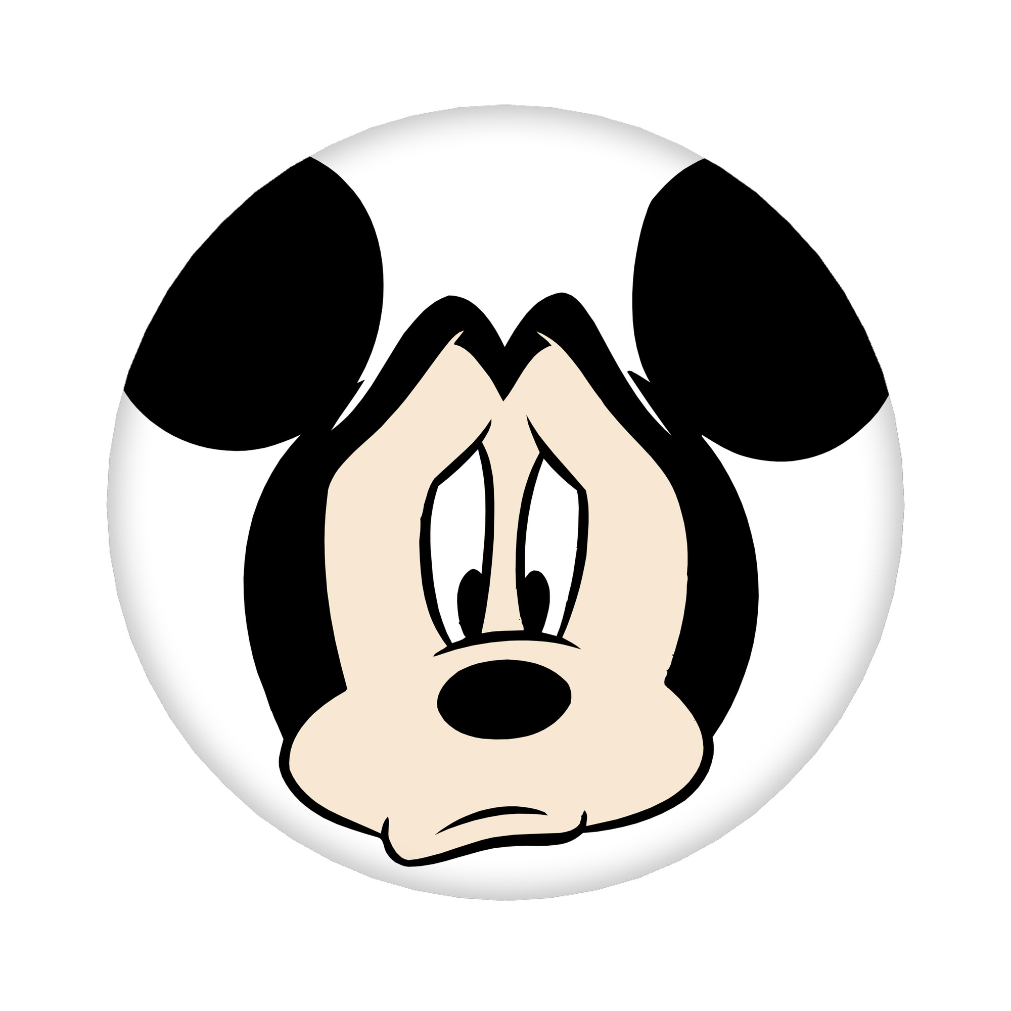 （画像用） ミッキーマウス Mickey Mouse 6cm 缶バッジ 複数セット