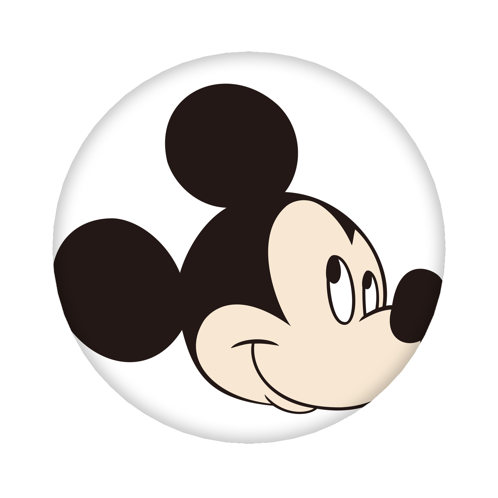 （画像用） ミッキーマウス Mickey Mouse 6cm 缶バッジ 複数セット