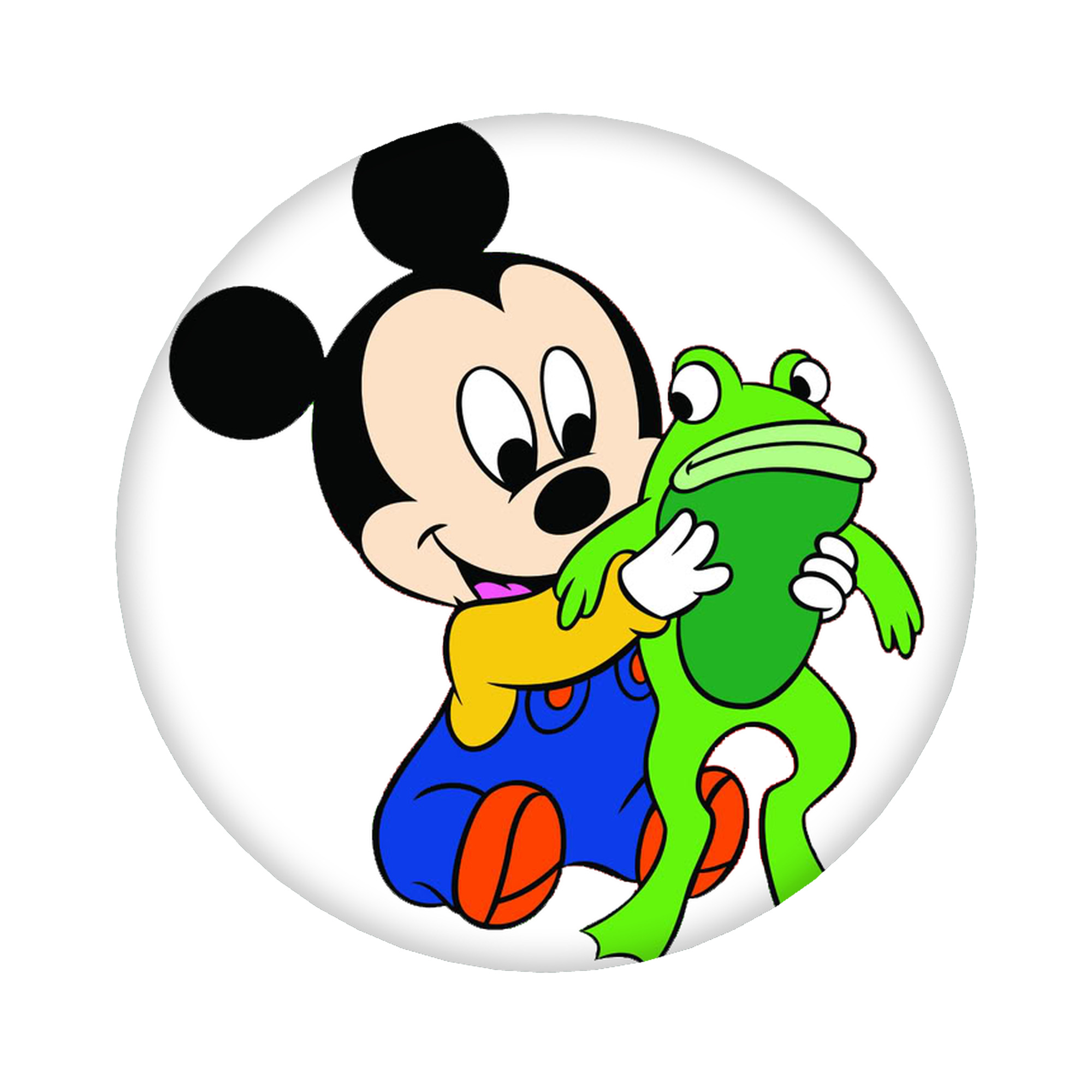（画像用） ミッキーマウス Mickey Mouse 6cm 缶バッジ 複数セット