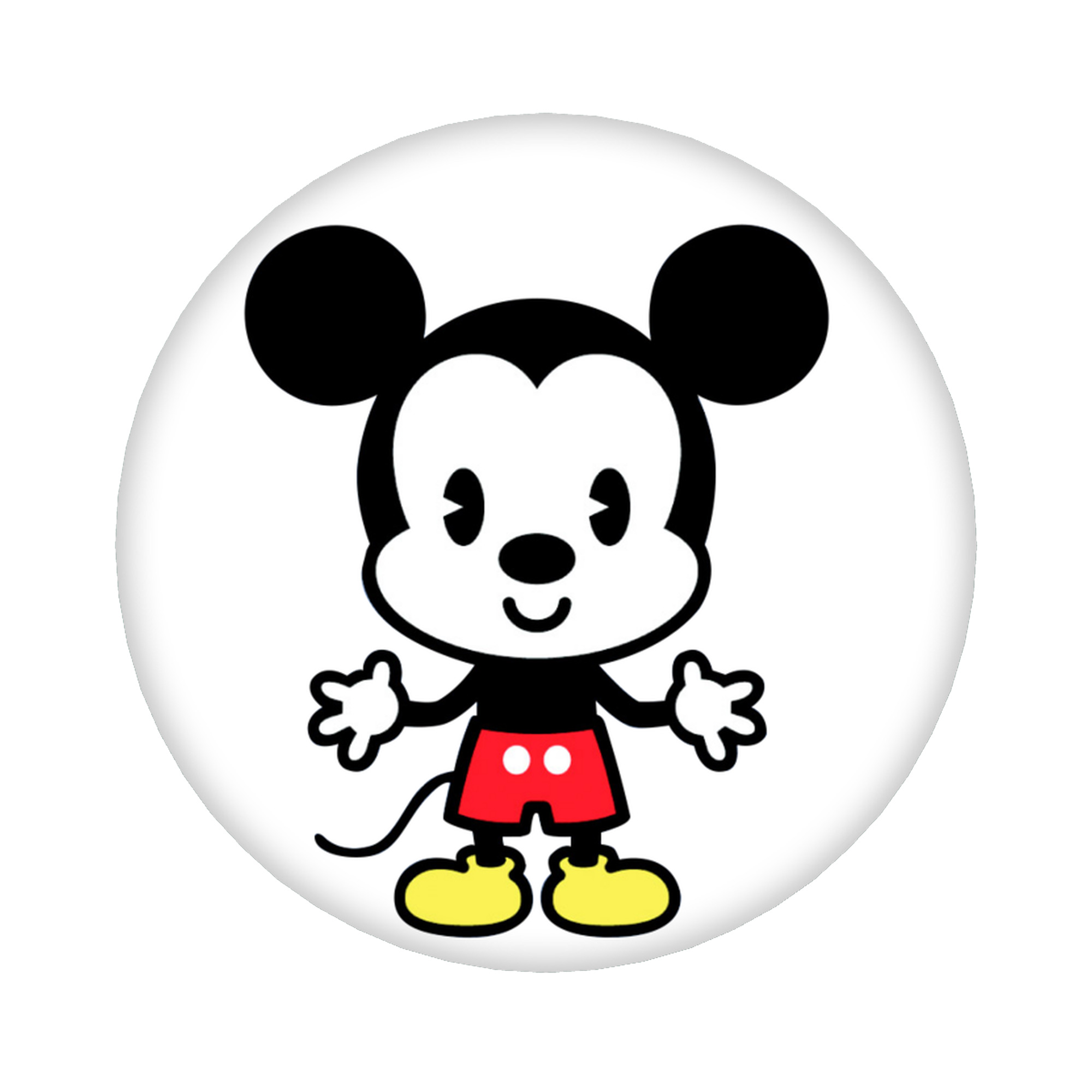 （画像用） ミッキーマウス Mickey Mouse 6cm 缶バッジ 複数セット