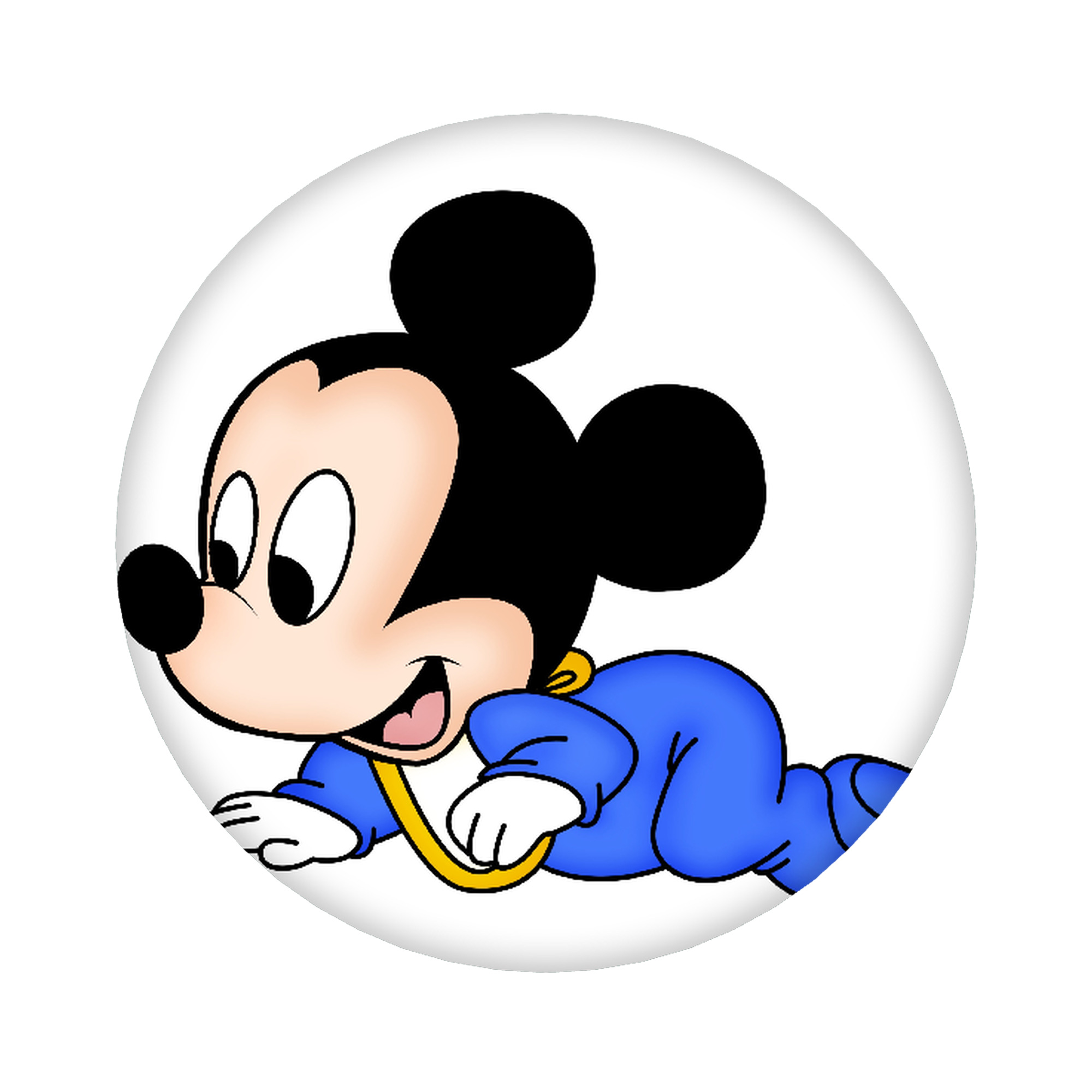 （画像用） ミッキーマウス Mickey Mouse 6cm 缶バッジ 複数セット