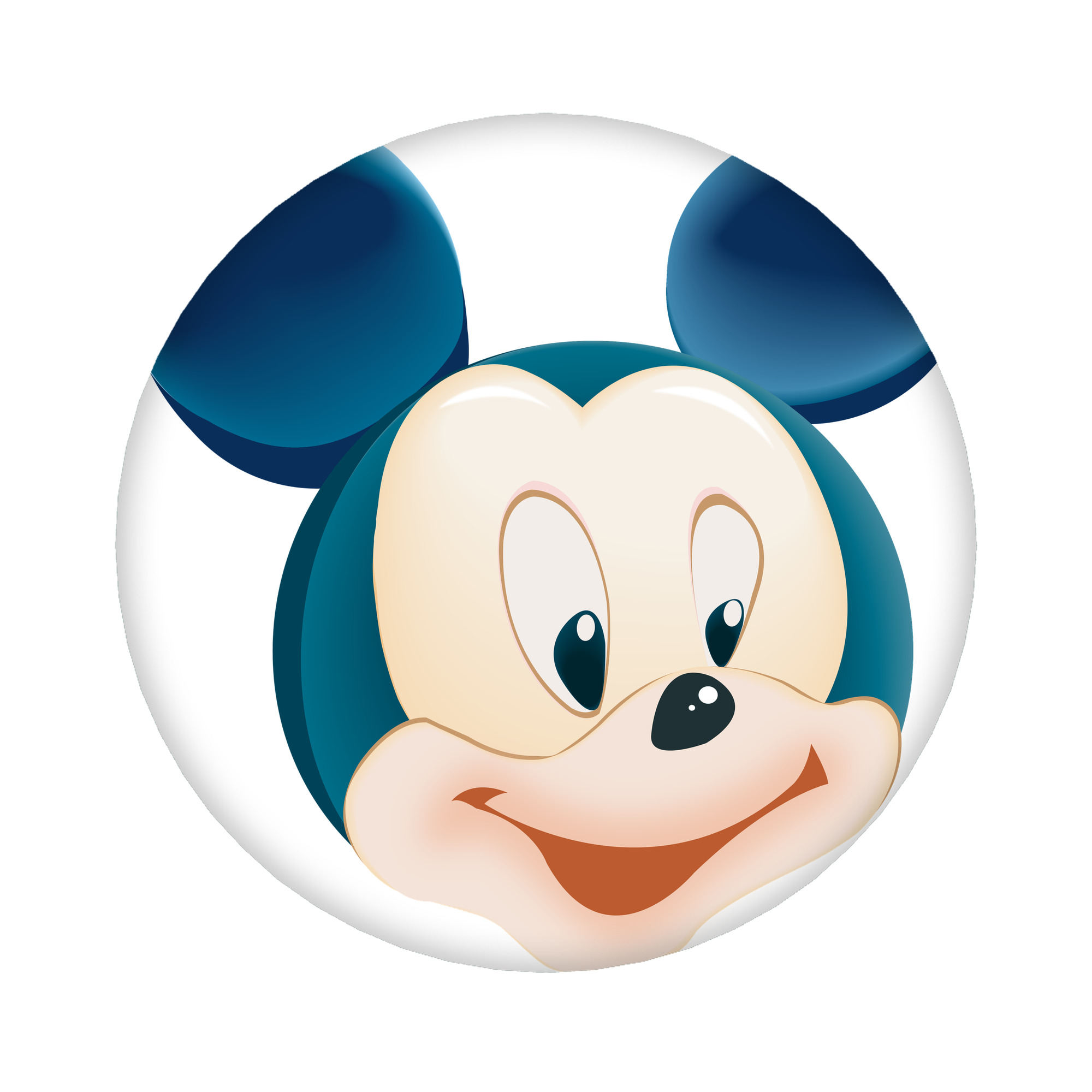 （画像用） ミッキーマウス Mickey Mouse 6cm 缶バッジ 複数セット