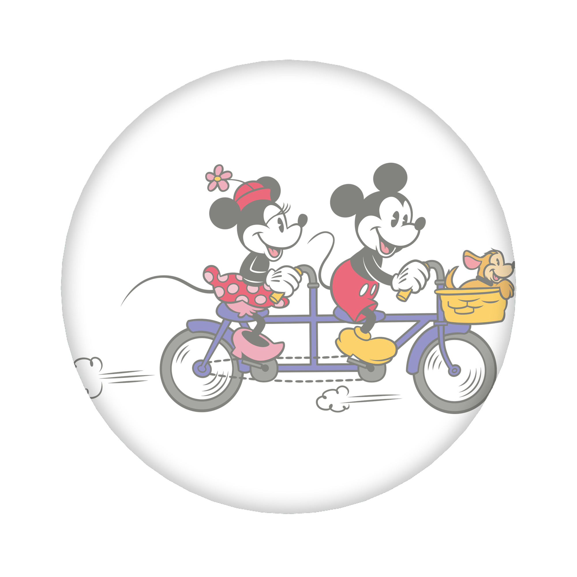 （画像用） ミッキーマウス Mickey Mouse 6cm 缶バッジ 複数セット